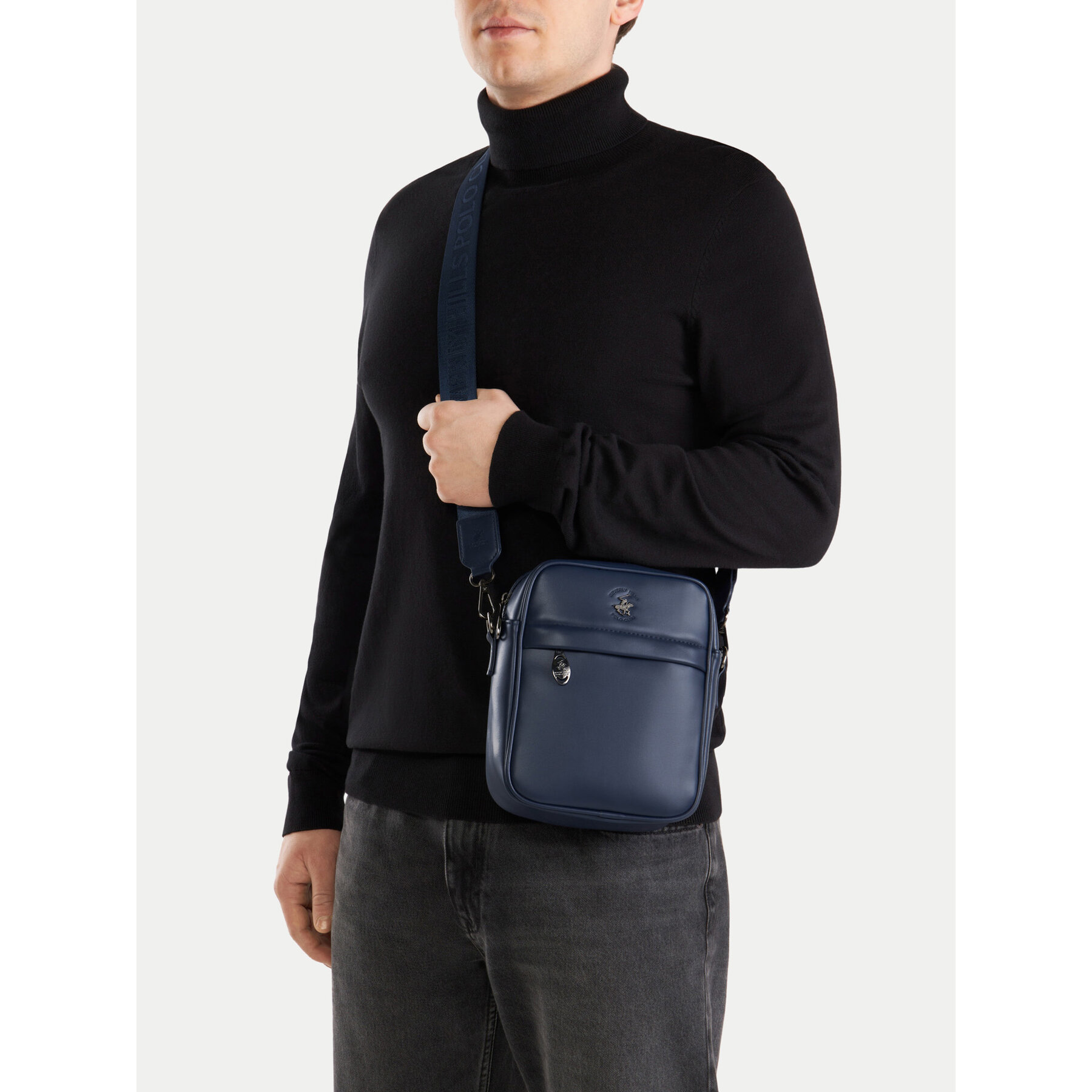 Torbica za okrog pasu Beverly Hills Polo Club CWBEO-BHPC-L-018-07. Mornarsko modra