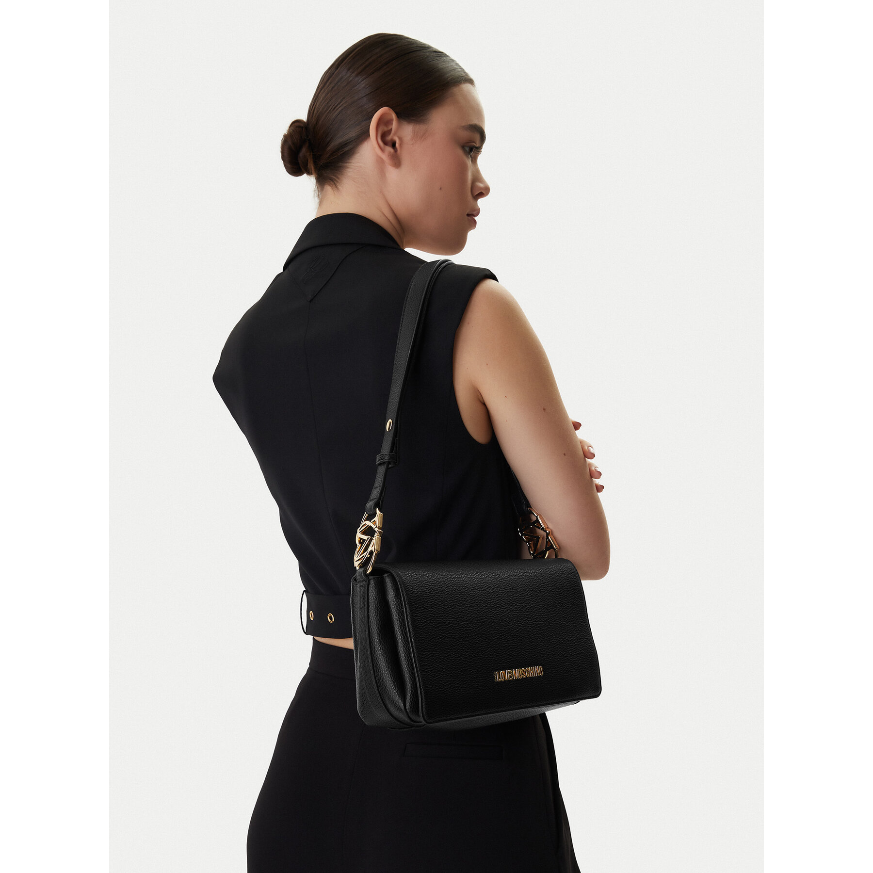 Torbica LOVE MOSCHINO JC4008PP1OLB0000 Crna