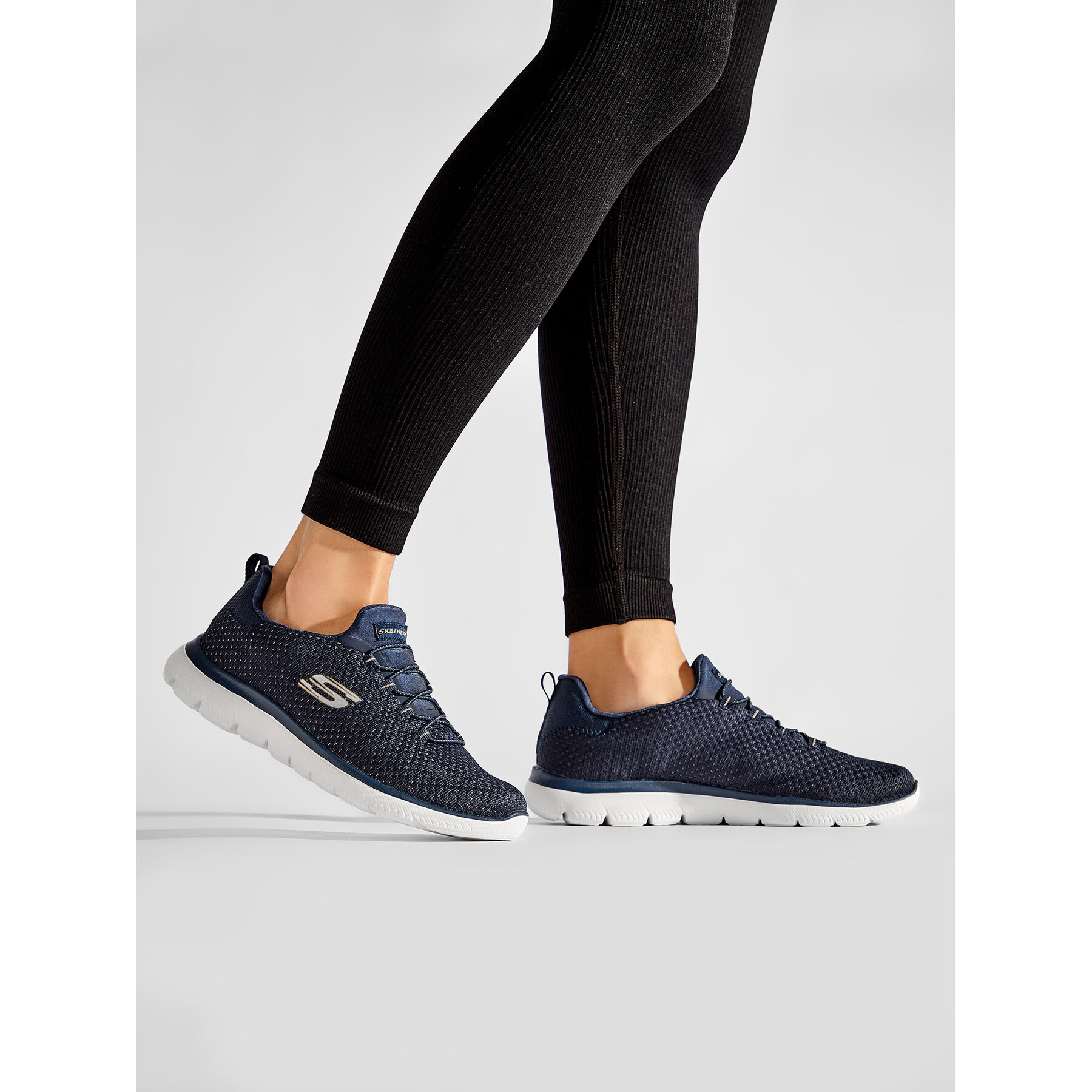 Sneakers Skechers Bright Bezel 149204/NVGD Bleumarin