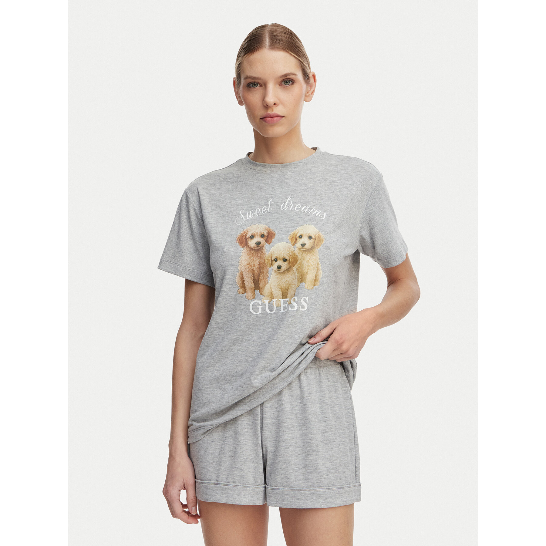 Guess Πιτζάμα O6GX05 KH110 Γκρι Relaxed Fit