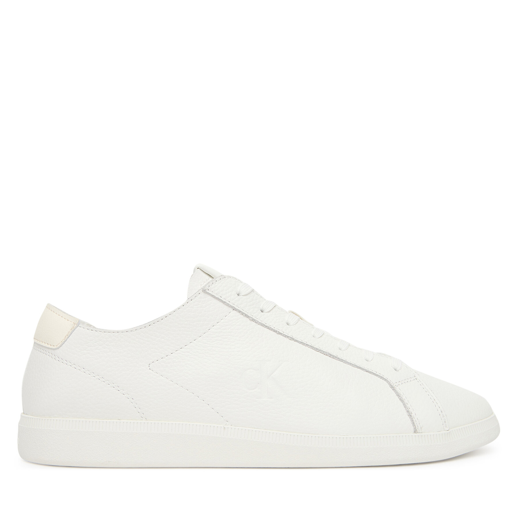 Sneakers Calvin Klein Jeans Low Profile Cupsole Tmb Lth YM0YM01331 Bianco