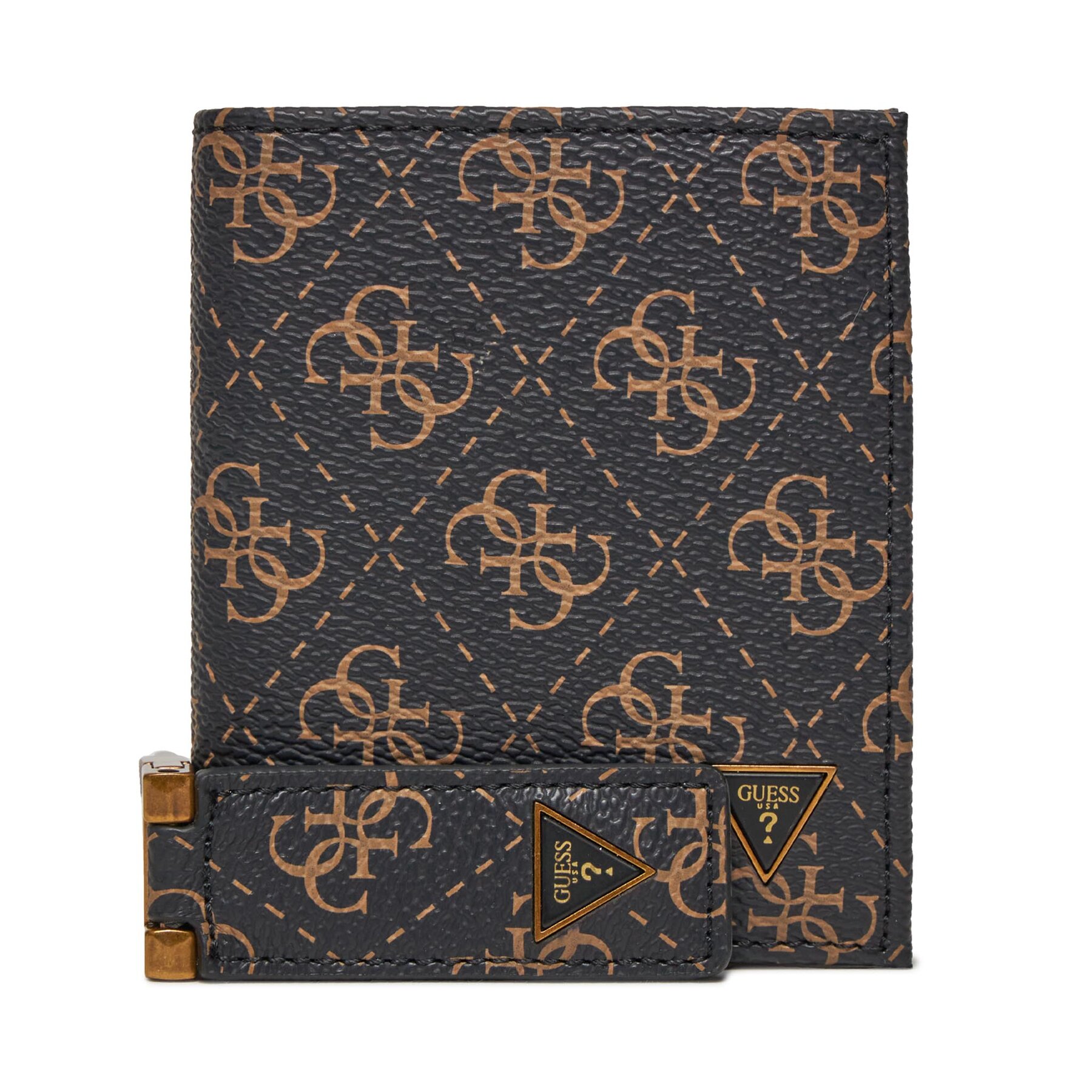 Set portafoglio e portachiavi Guess Gift Box GFBOXM P3301 Marrone