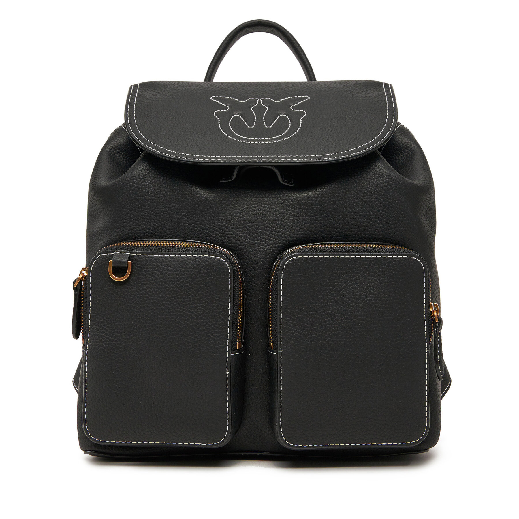 Damski Plecak PINKO Czarny Carrie Backpack PE 25 PLTT 104351 A1LF