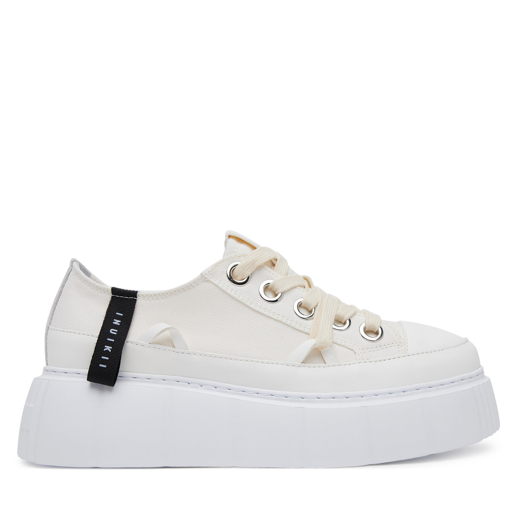 Damskie Trampki Inuikii, Rozmiar 36 Biały Matilda Canvas Low 30102-025