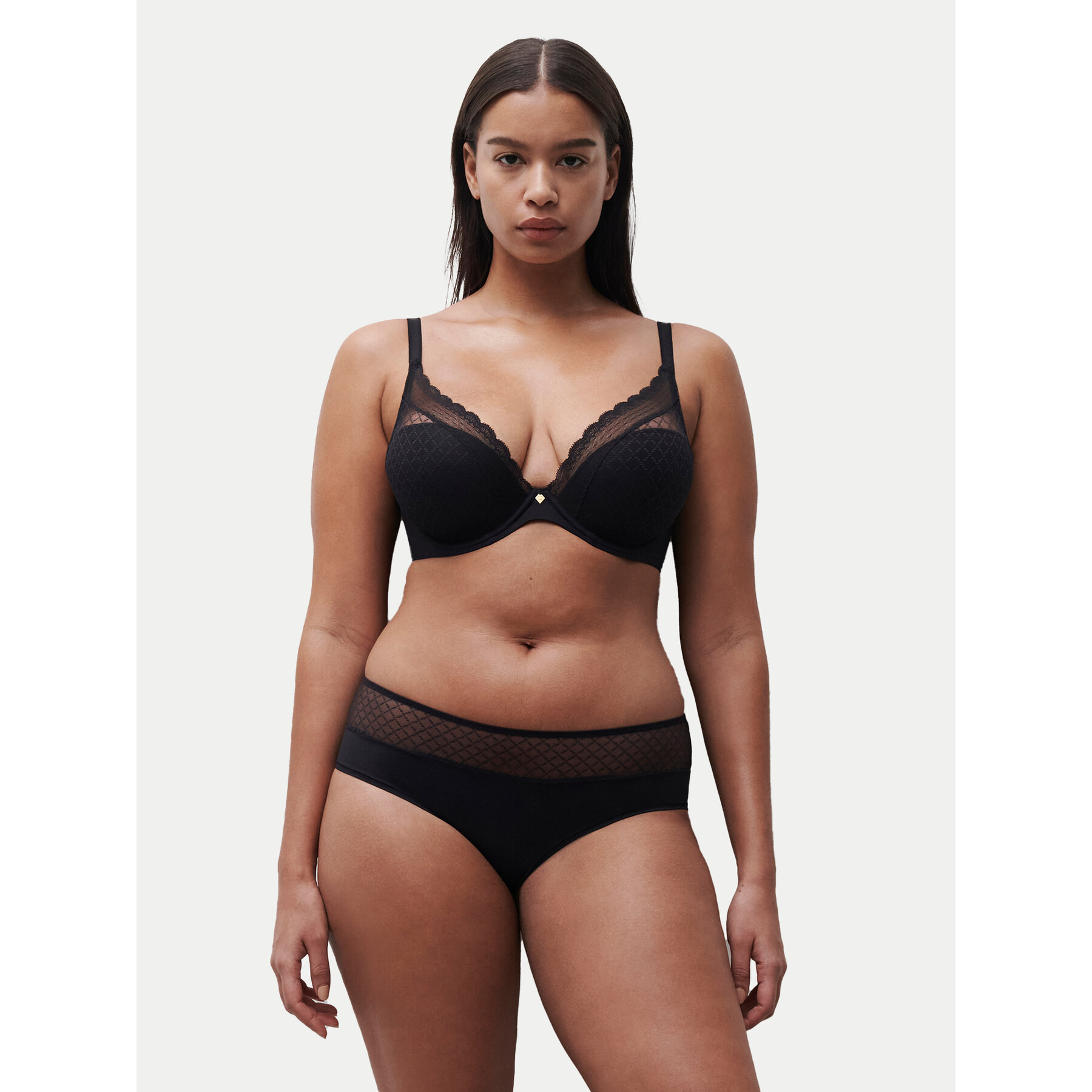 Chantelle Klassischer Damenslip Norah Chic C16M40 Schwarz