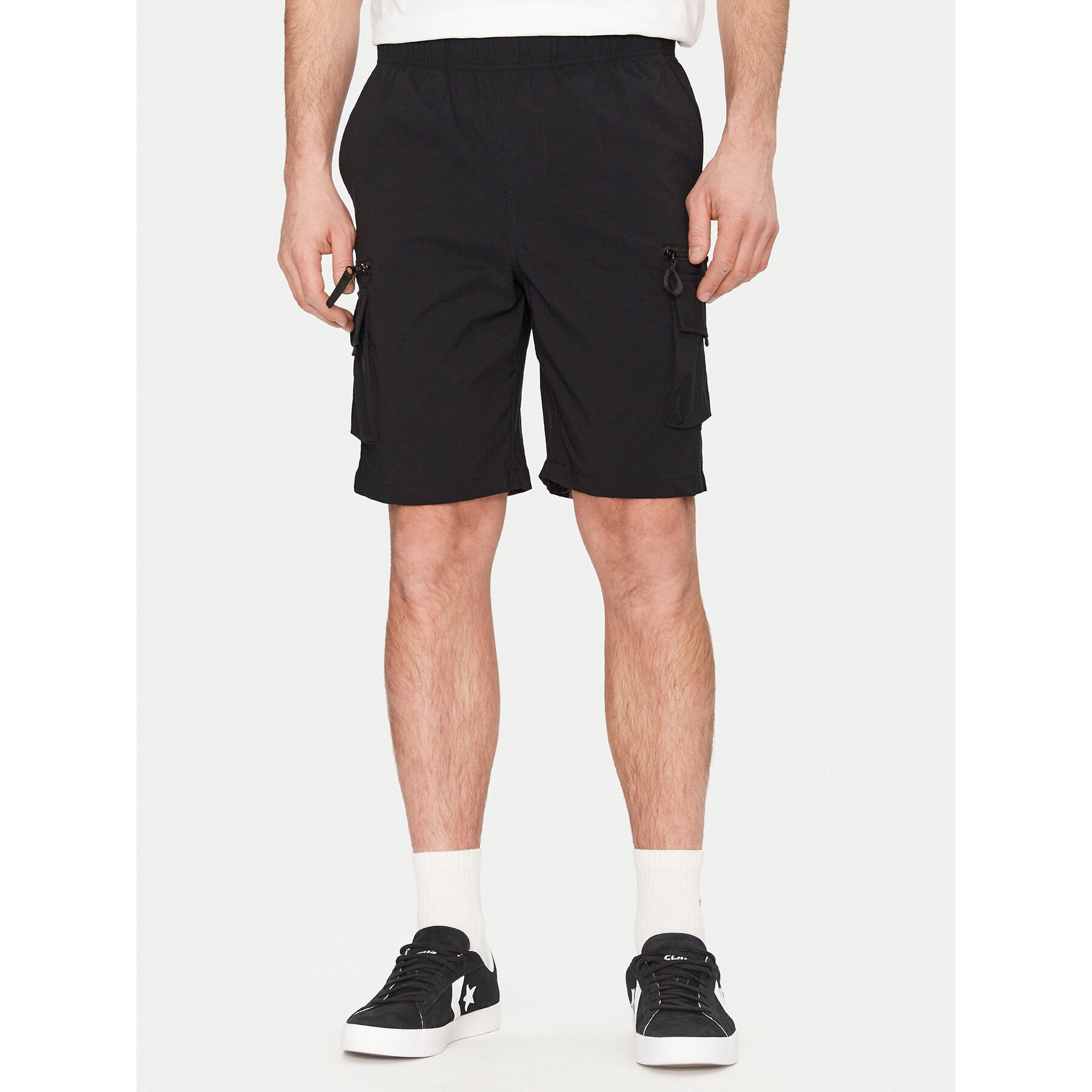 Resteröds Stoffshorts Marc 55251 6440 Schwarz Regular Fit