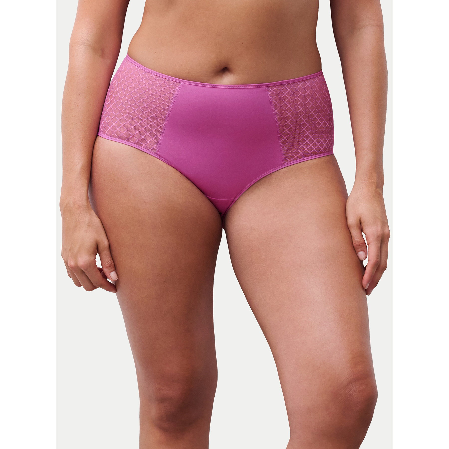 Chantelle Klassischer Damenslip mit hoher Taille Norah Chic C16M80 Rosa