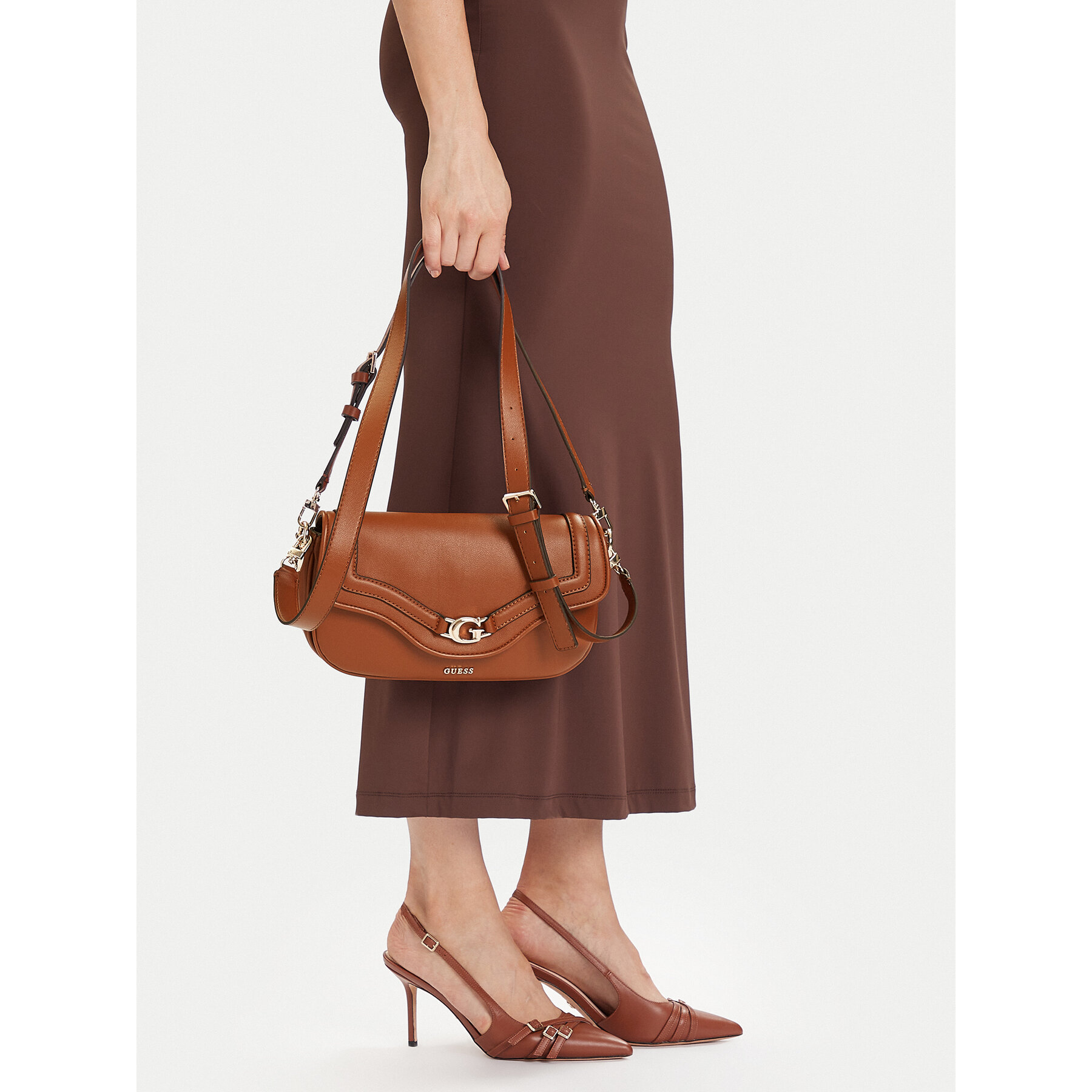 Дамска чанта Guess Dea HWBG79 93200 Кафяв