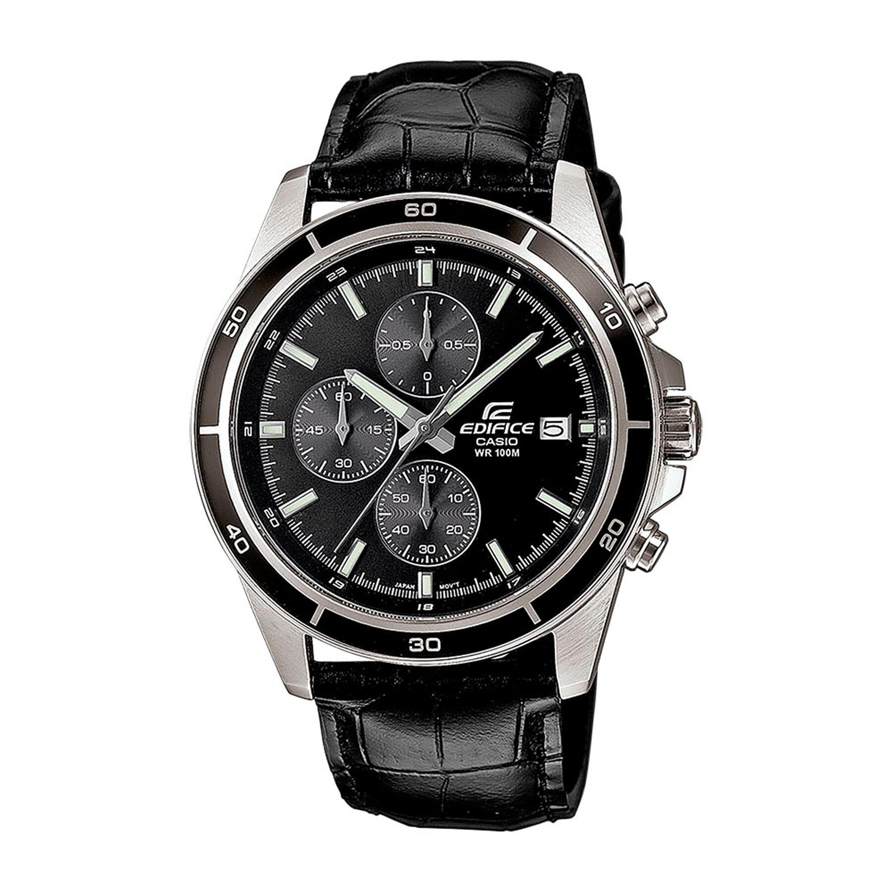 

Годинник Casio Edifice EFR-526L-1AVUEF Silver/Black, Чорний