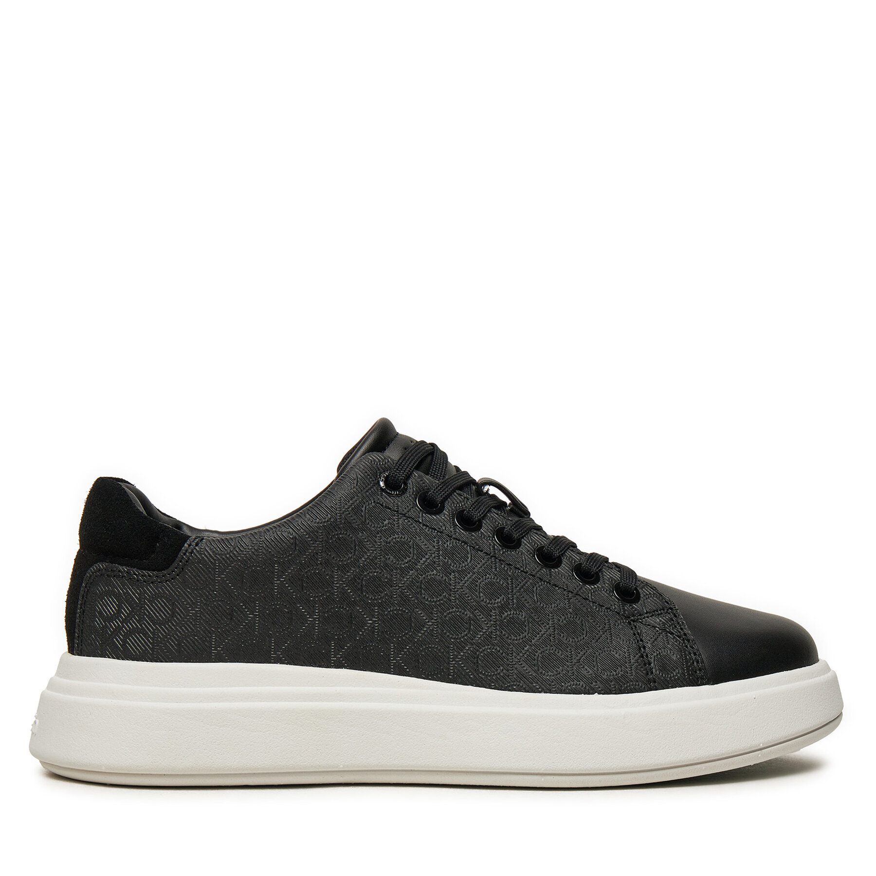 Сникърси Calvin Klein Cupsole Lace Up Mono HW0HW02445 Черен