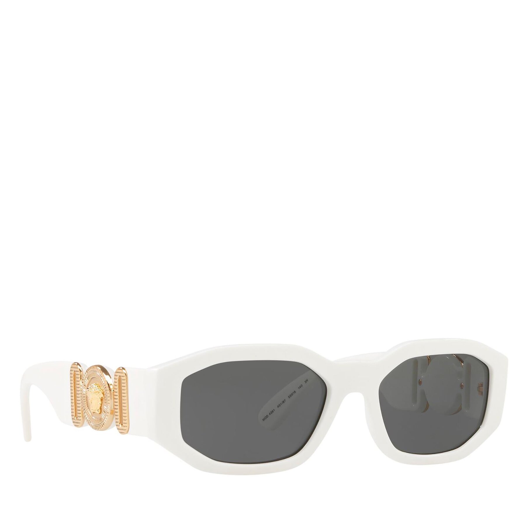 Sunčane naočale Versace 0VE4361 401/87 White/Dark Grey