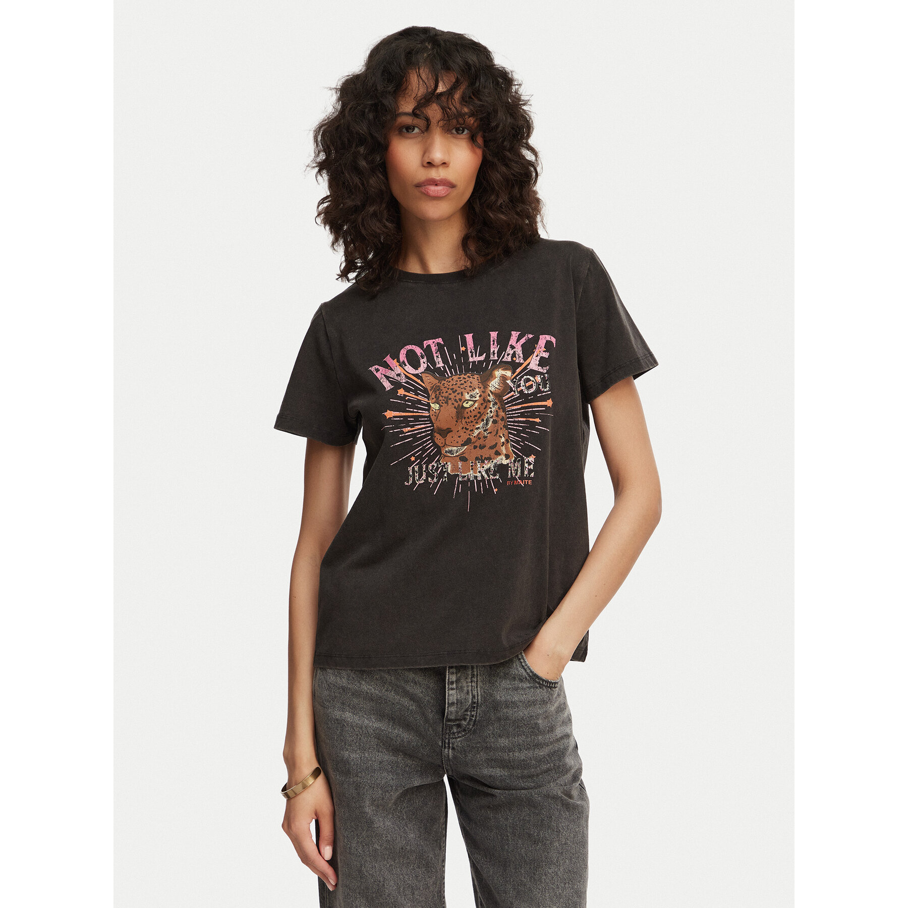 LOLA CASADEMUNT T-shirt MS2615050 Crna Regular Fit