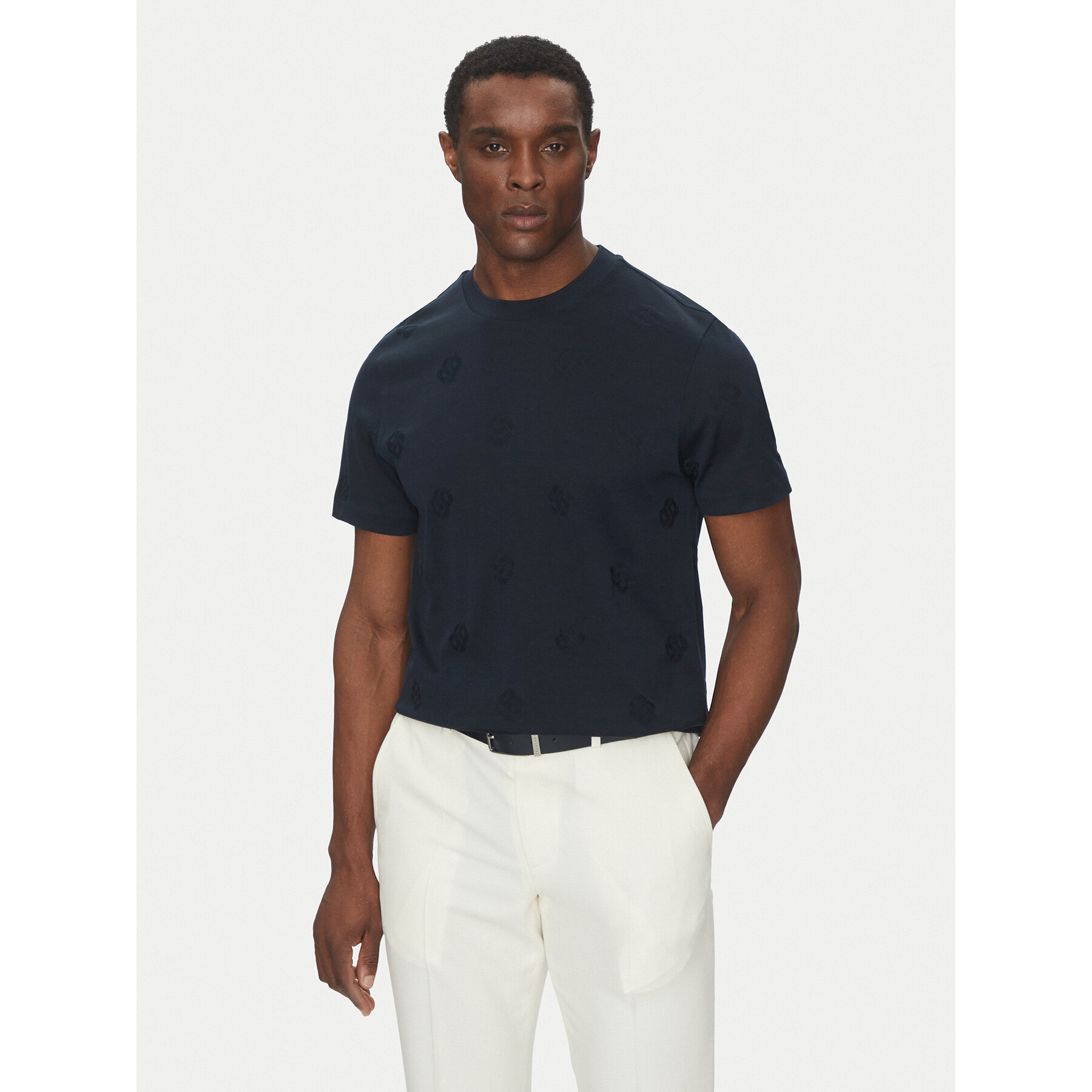 BOSS Póló C-Thompson 109 50532753 Sötétkék Regular Fit