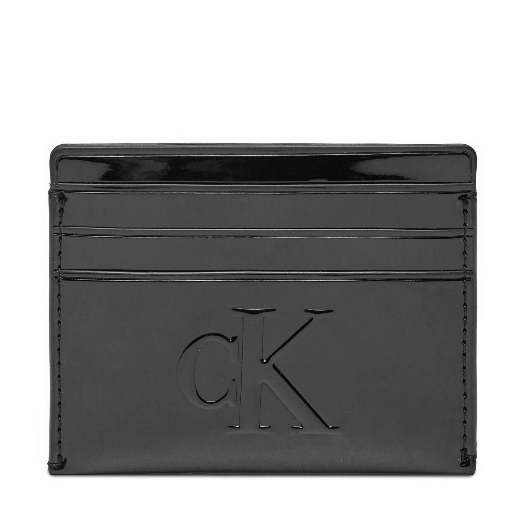 Etui pentru carduri Calvin Klein Jeans Sculpted Cardcase6cc Im K60K613126 Negru