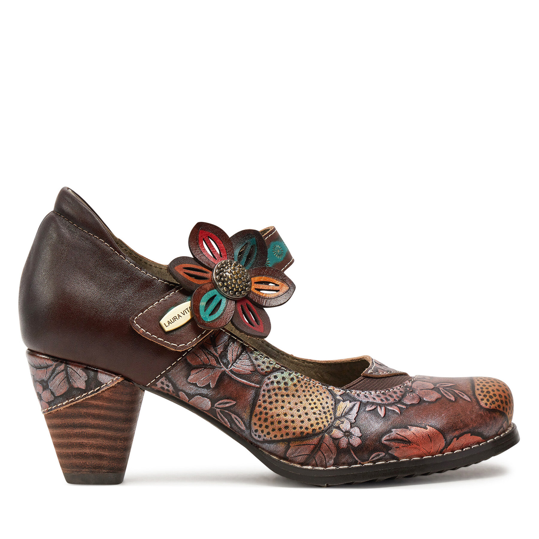 Zapatos hasta el tobillo Laura Vita Rayao 03 Marrón
