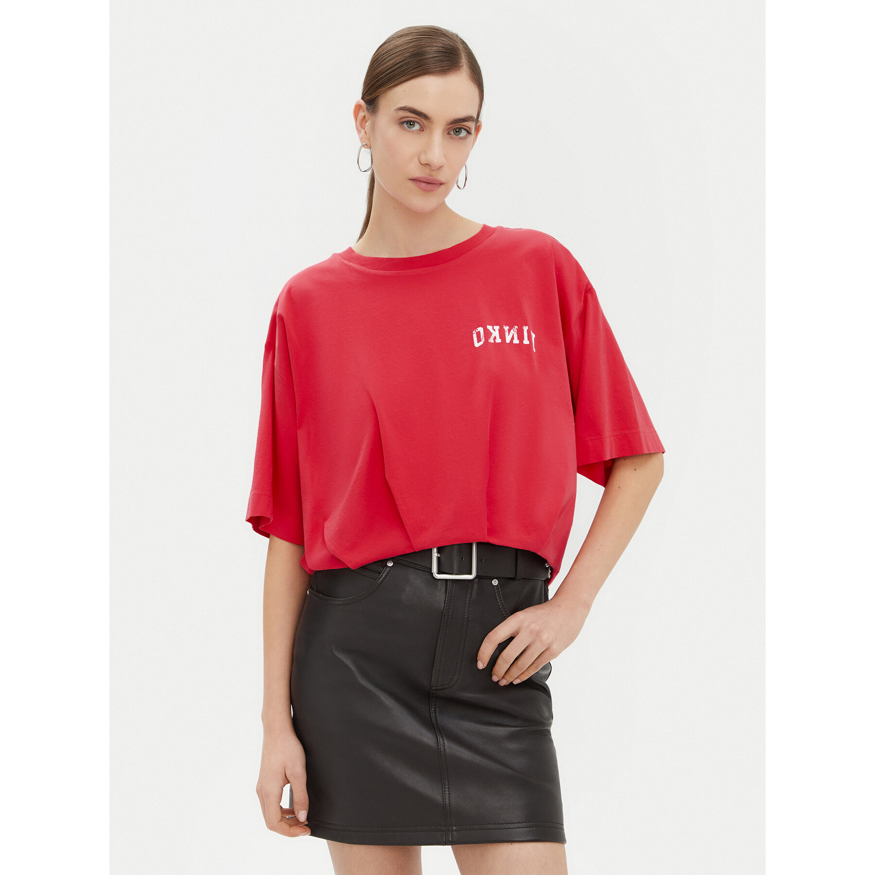 PINKO Póló Torrone 104257 Rózsaszín Regular Fit