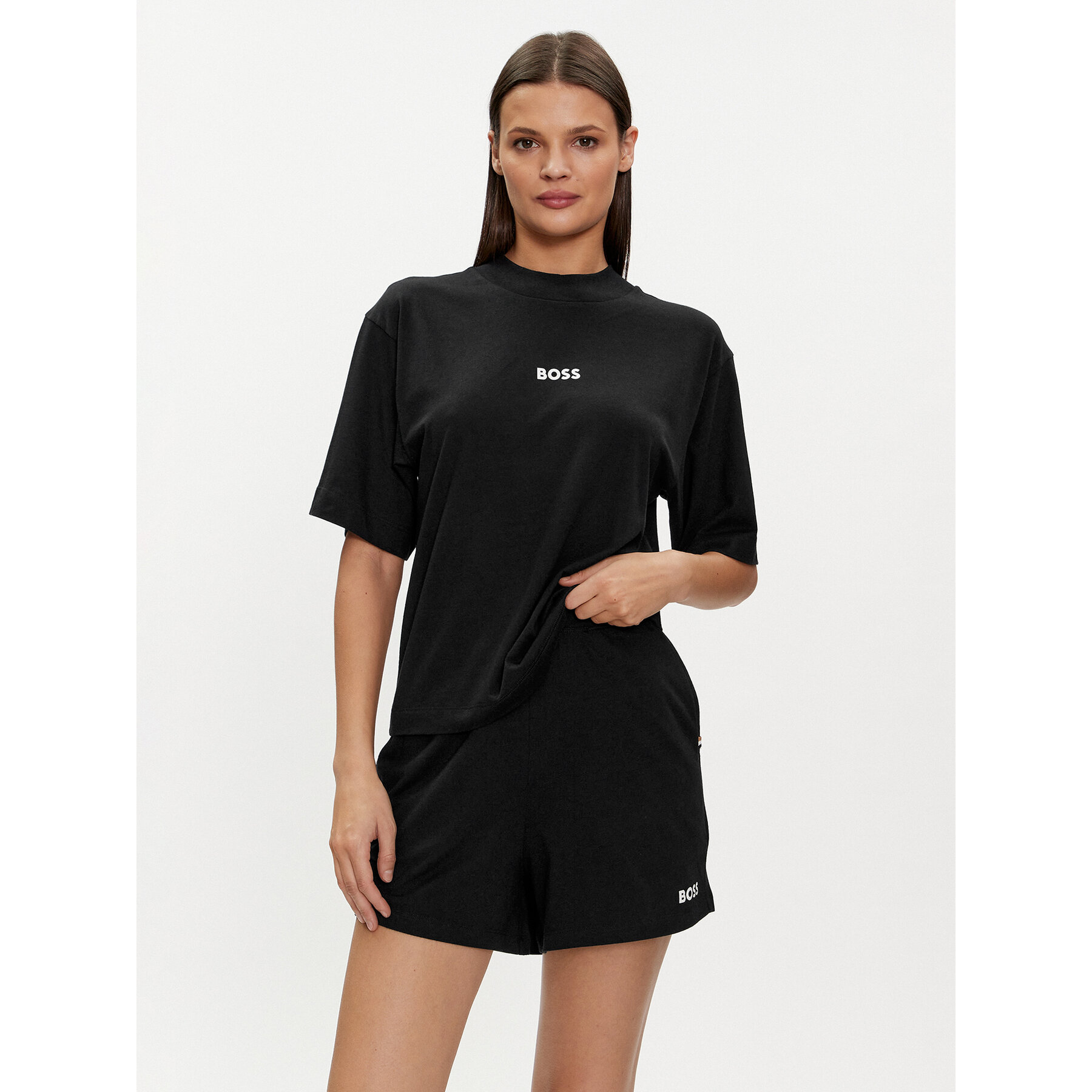 Boss Pigiama Adeline 50515581 Nero Regular Fit