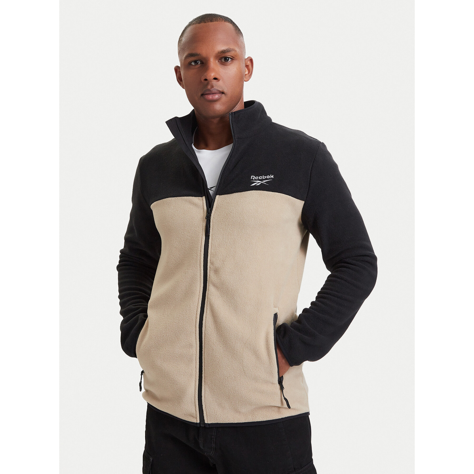 Reebok Flis RCC00104 Bež Regular Fit