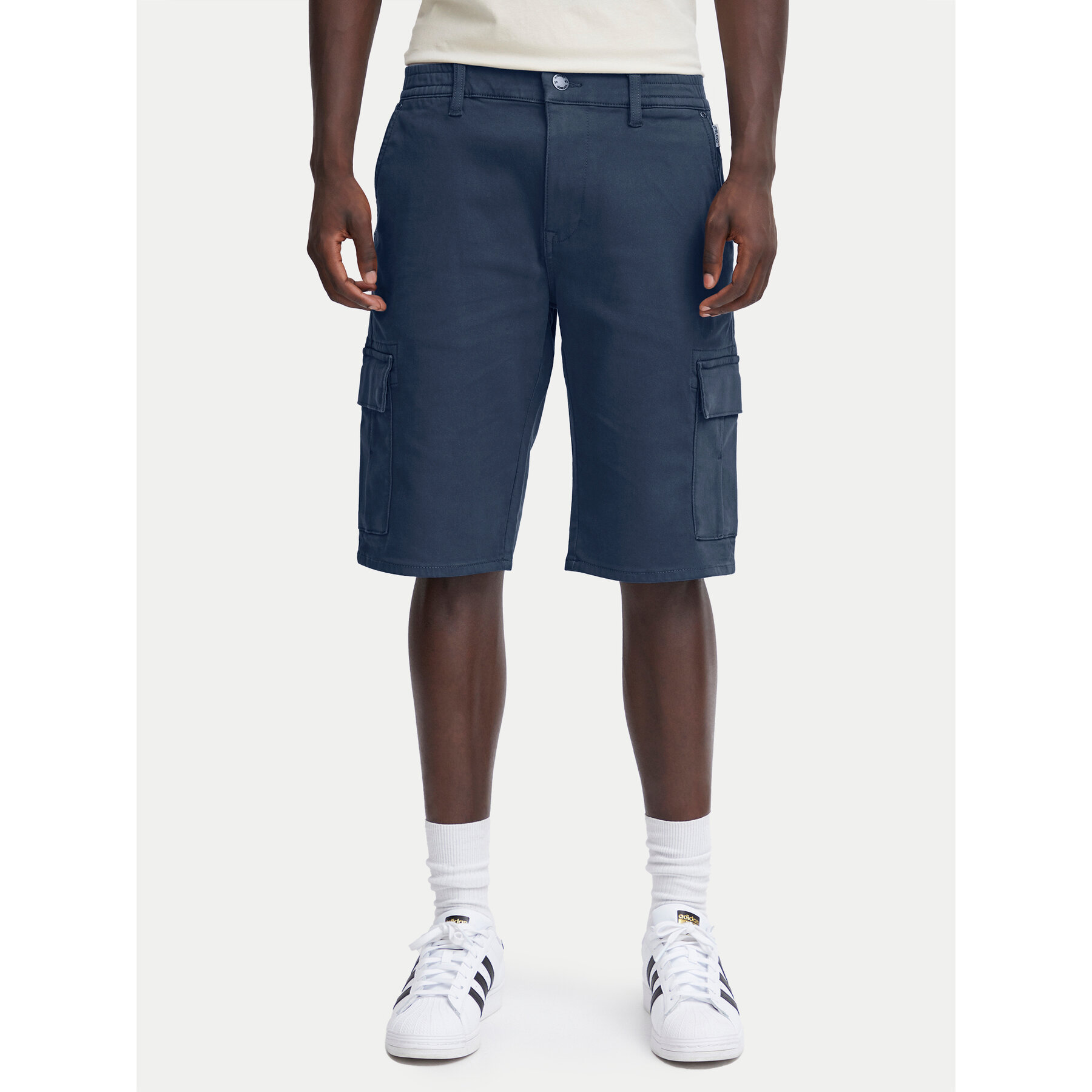 Blend Stoffshorts 20716437 Dunkelblau Regular Fit