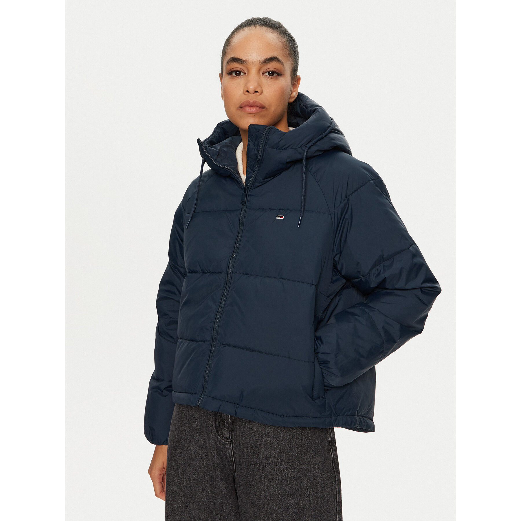 Tommy Jeans Winterjacke Vail DW0DW18841 Dunkelblau Regular Fit