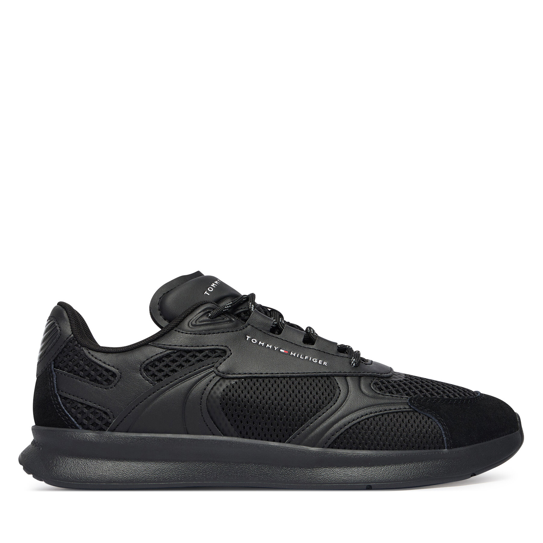 Sneakers Tommy Hilfiger Lightweight Runner Monocolor FM0FM05928 Negru