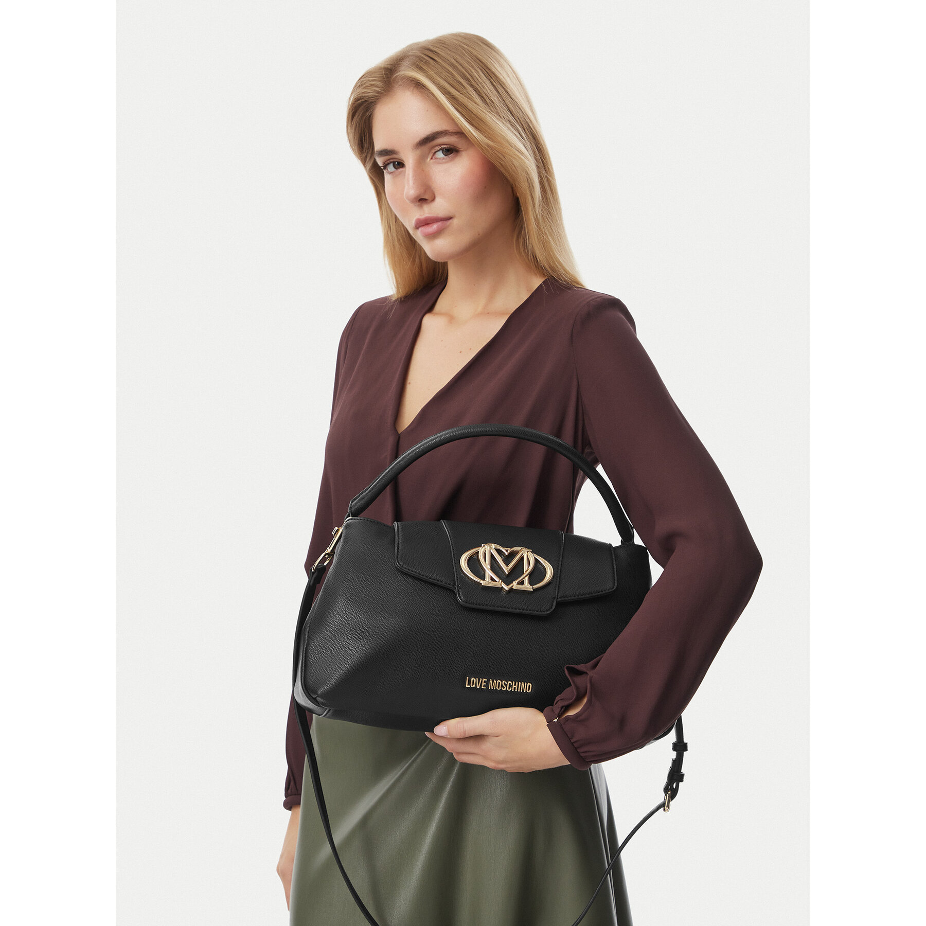 Дамска чанта LOVE MOSCHINO JC4209PP0PKB0000 Черен