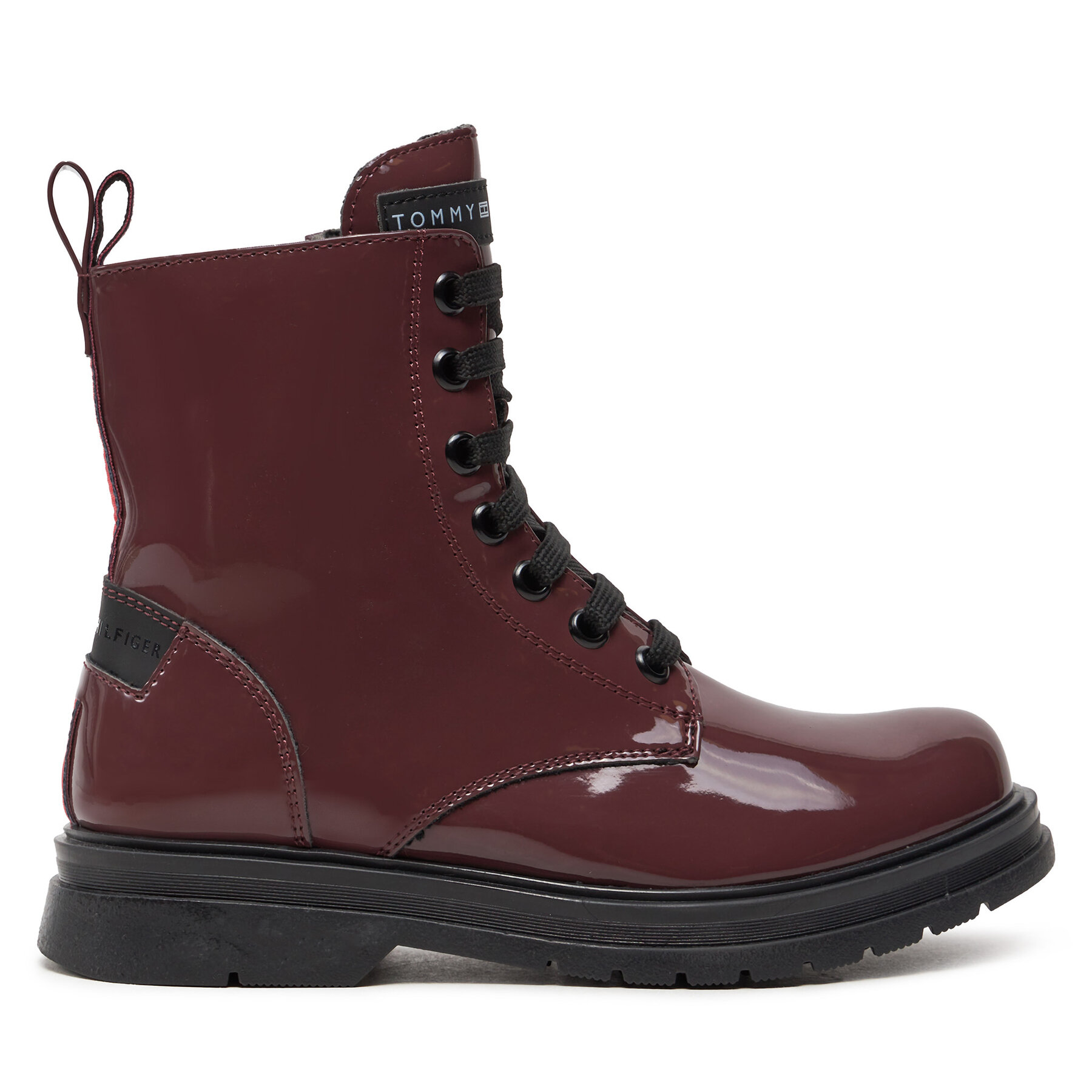 Боти Tommy Hilfiger T4A5-33588-0775 M Бордо
