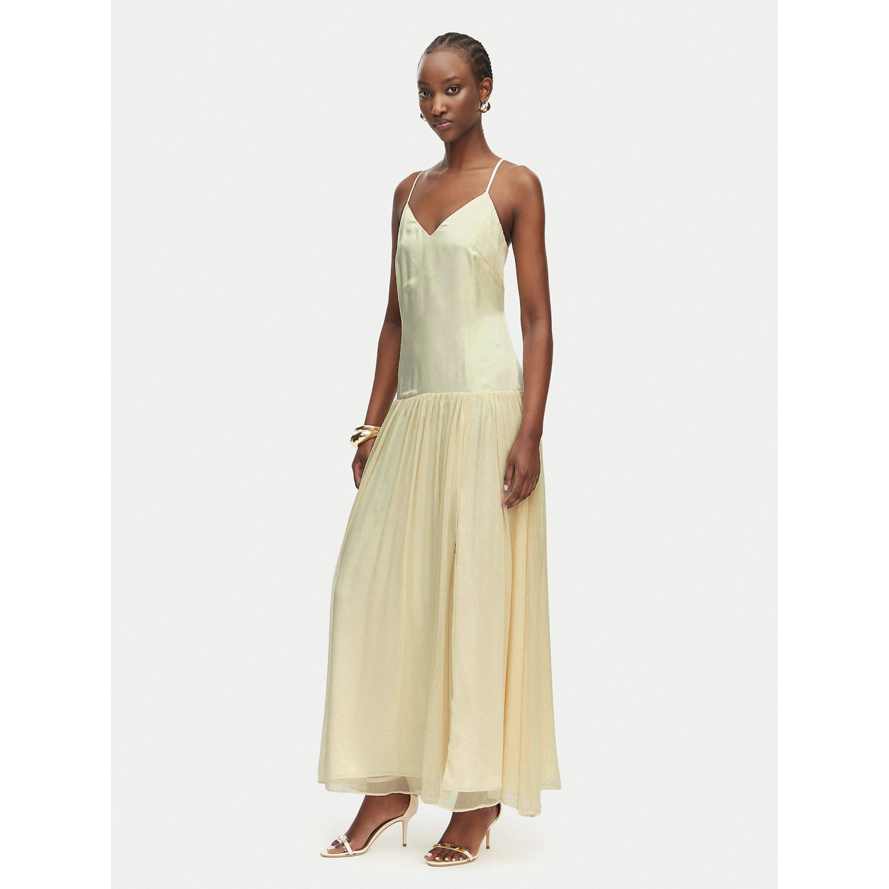 Bardot Abendkleid Linara 60257DB Creme Regular Fit