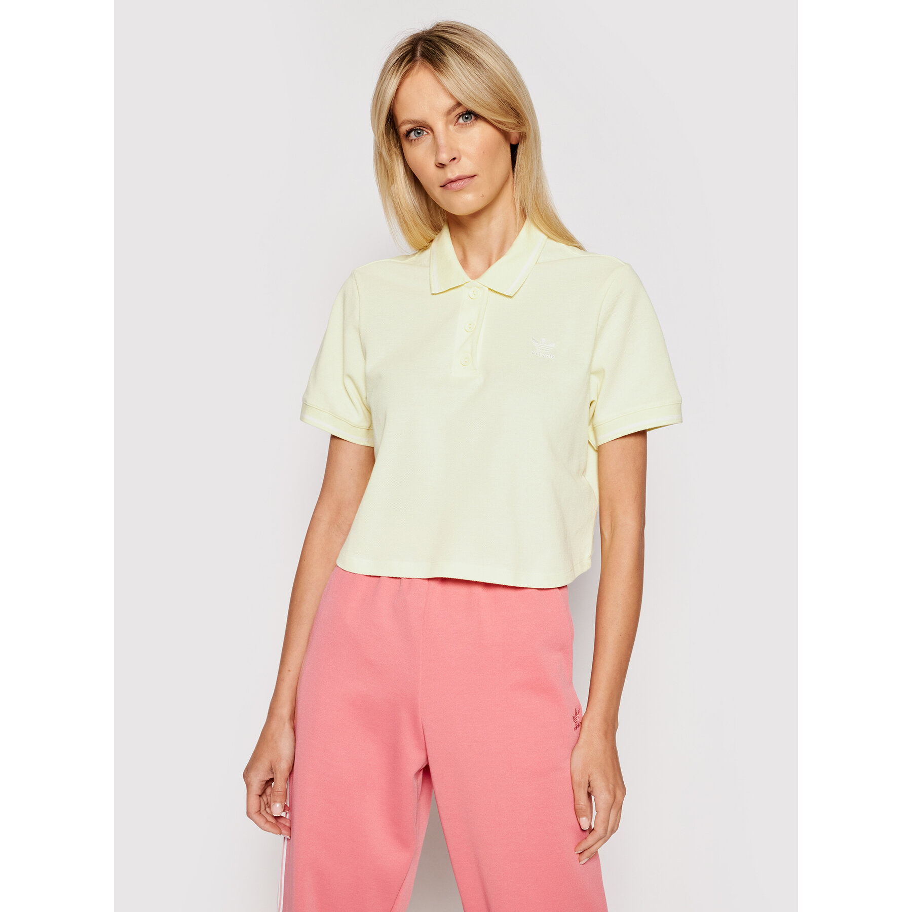 adidas Poloshirt Tennis Luxe H56469 Gelb Regular Fit