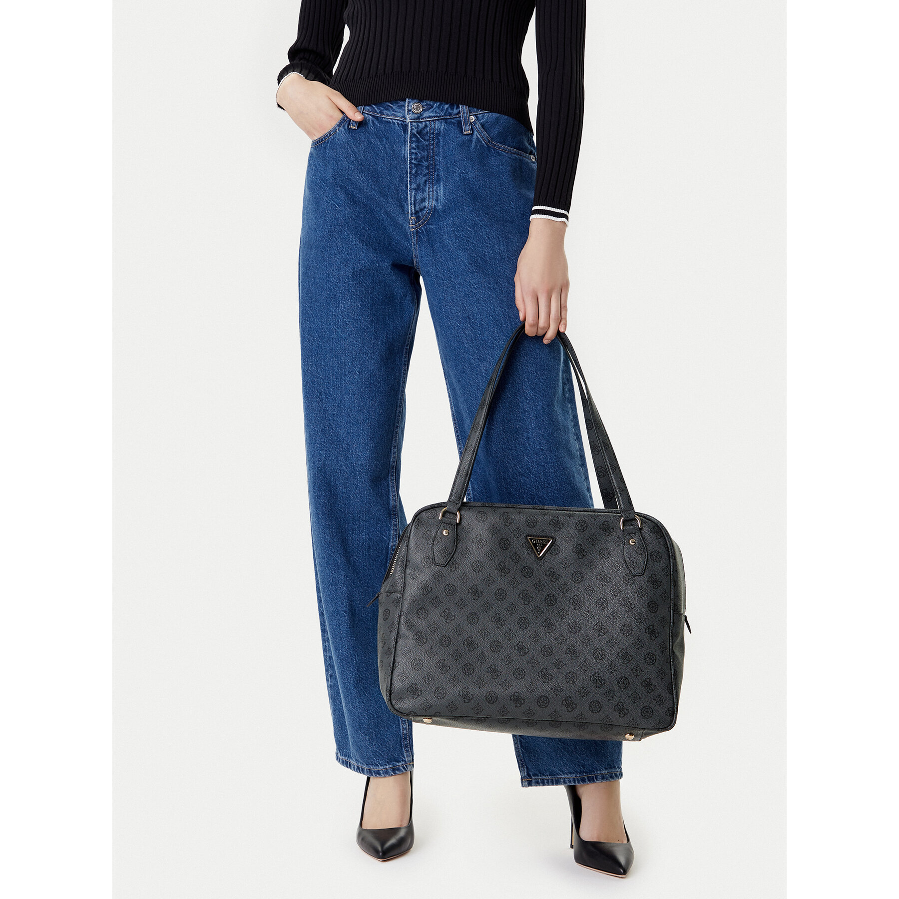 Guess Τσάντα Σαββατοκύριακου Guess Wilder Travel TWHP74 52916 Γκρι