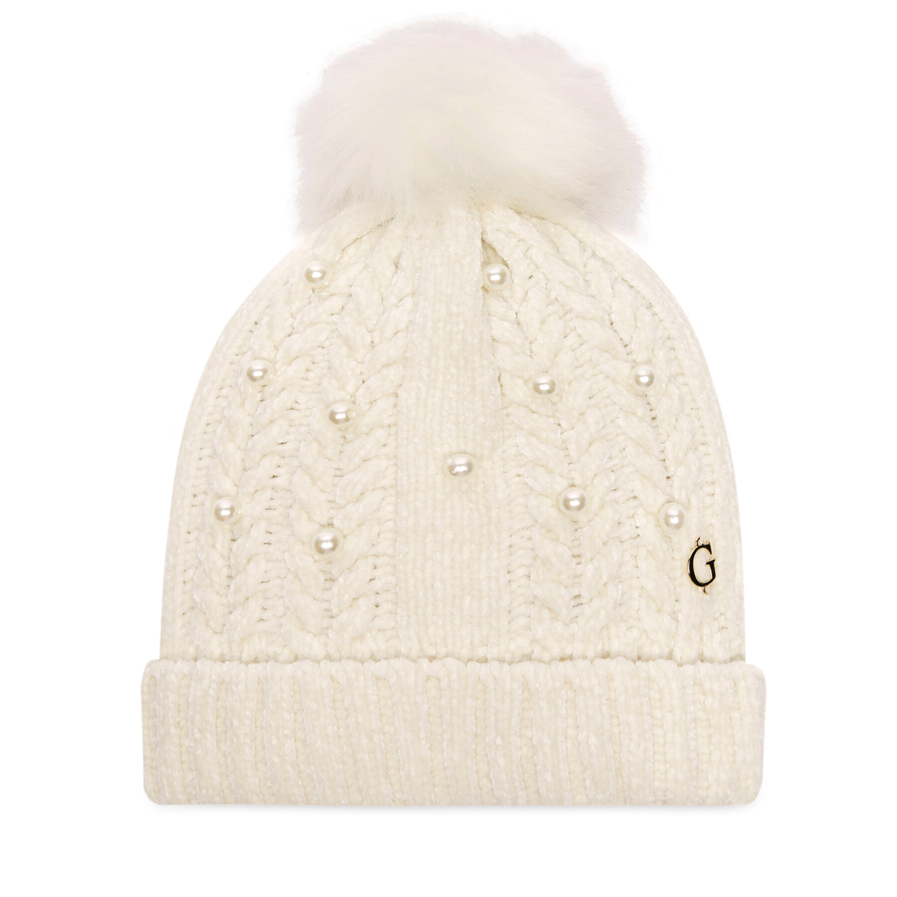 Căciulă Guess J3BZ05 Z39H0 Écru