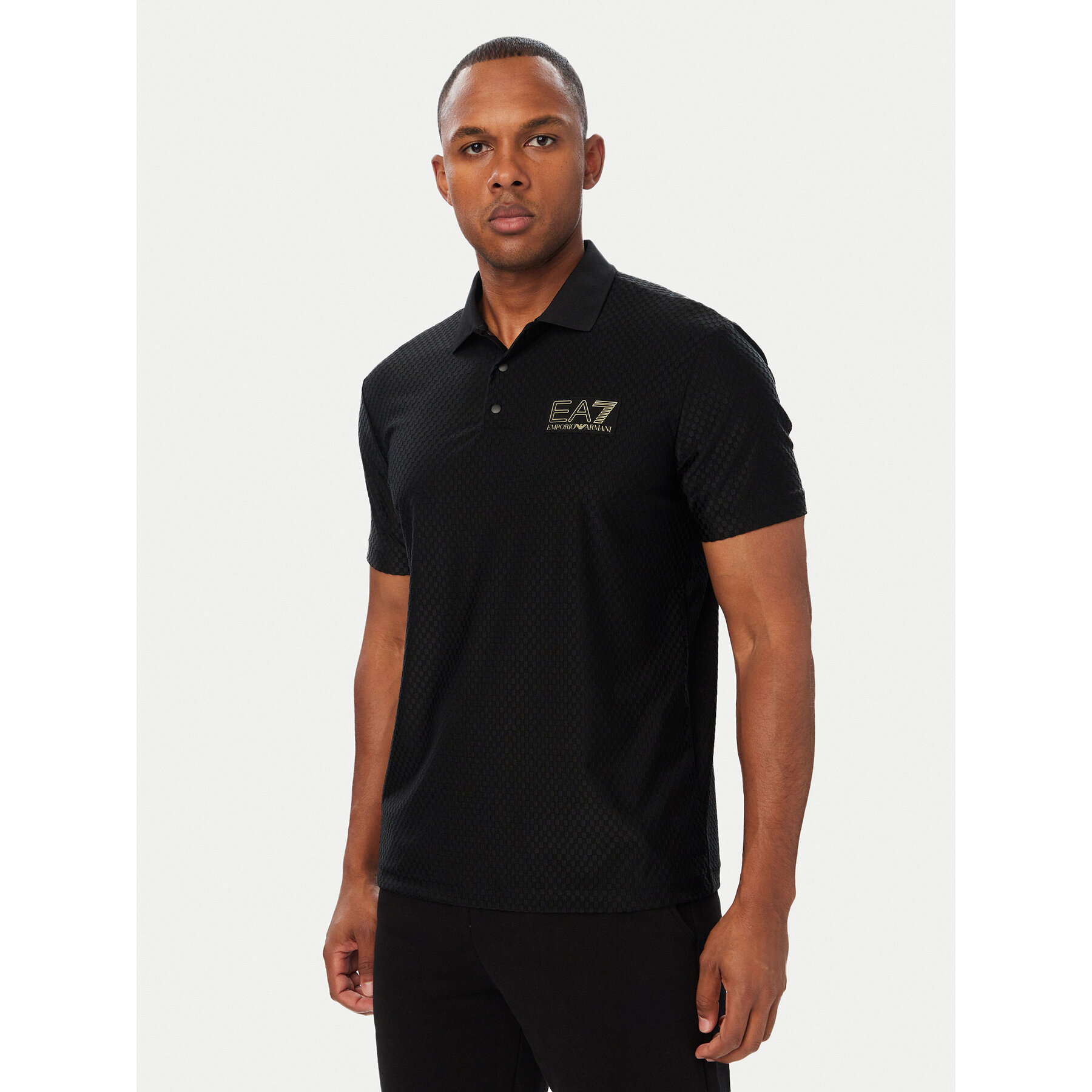 EA7 Emporio Armani Poloshirt 7M002256 AF26529 UC001 Schwarz Regular Fit