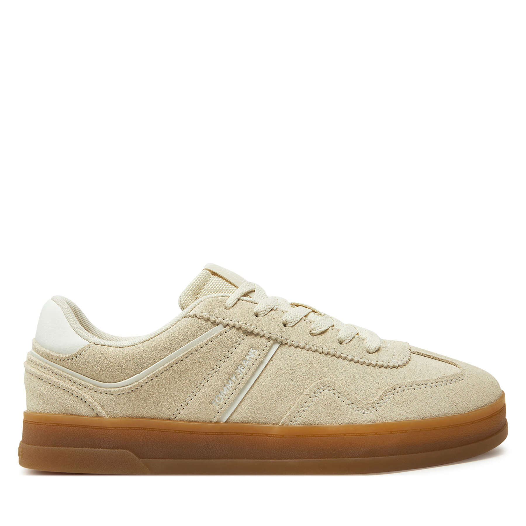 Сникърси Tommy Jeans The Greenwich Suede EN0EN02696 Екрю