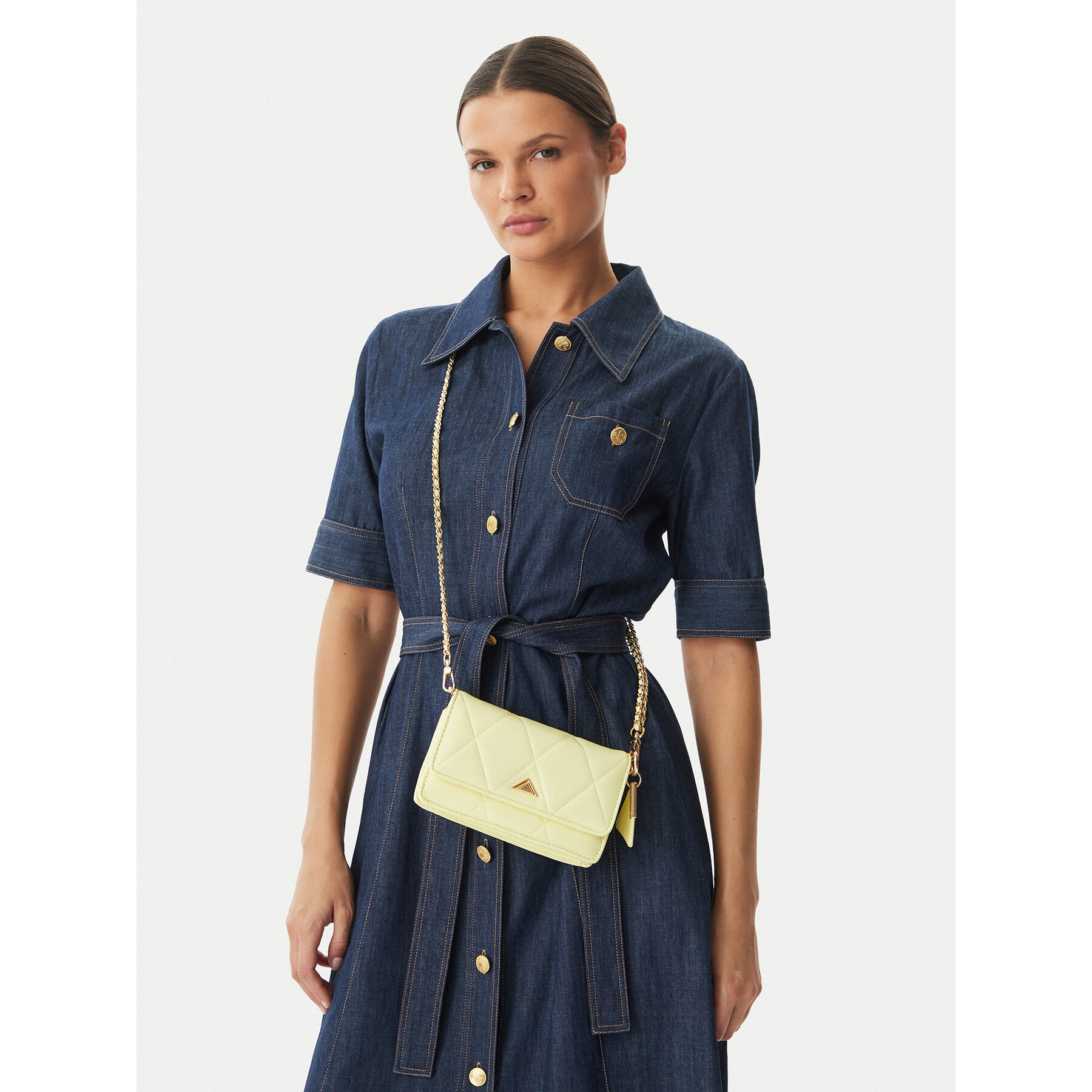 Дамска чанта Aldo Fititall 14009802 Жълт