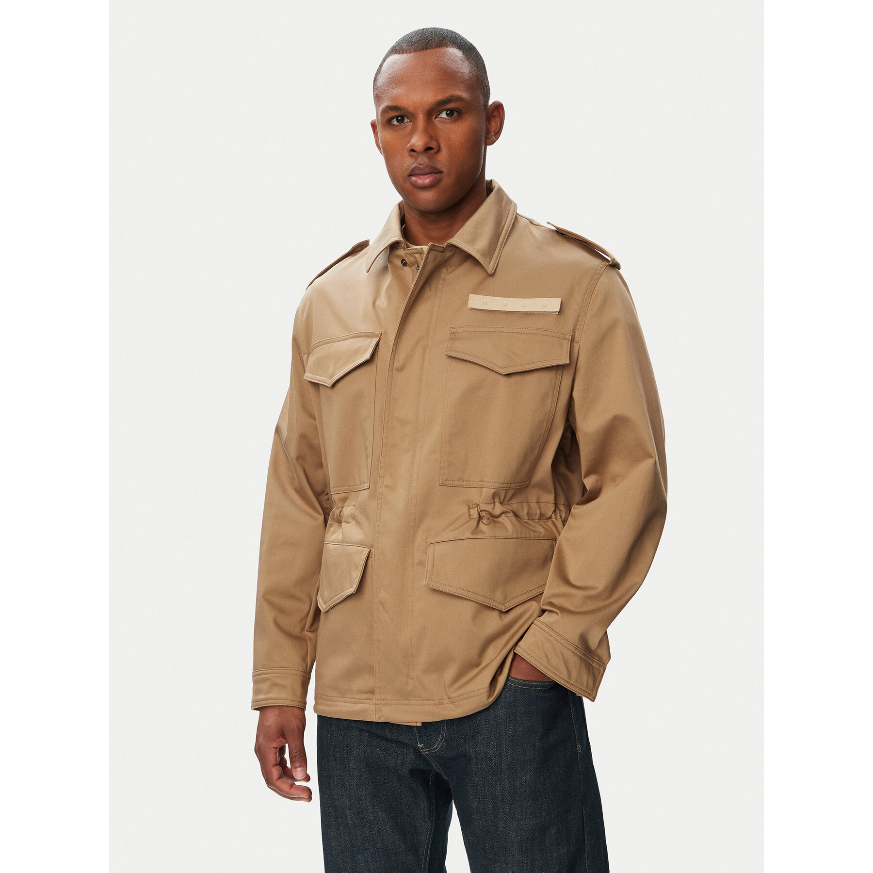 HUGO Übergangsjacke Berkos2631 50562729 Beige Regular Fit
