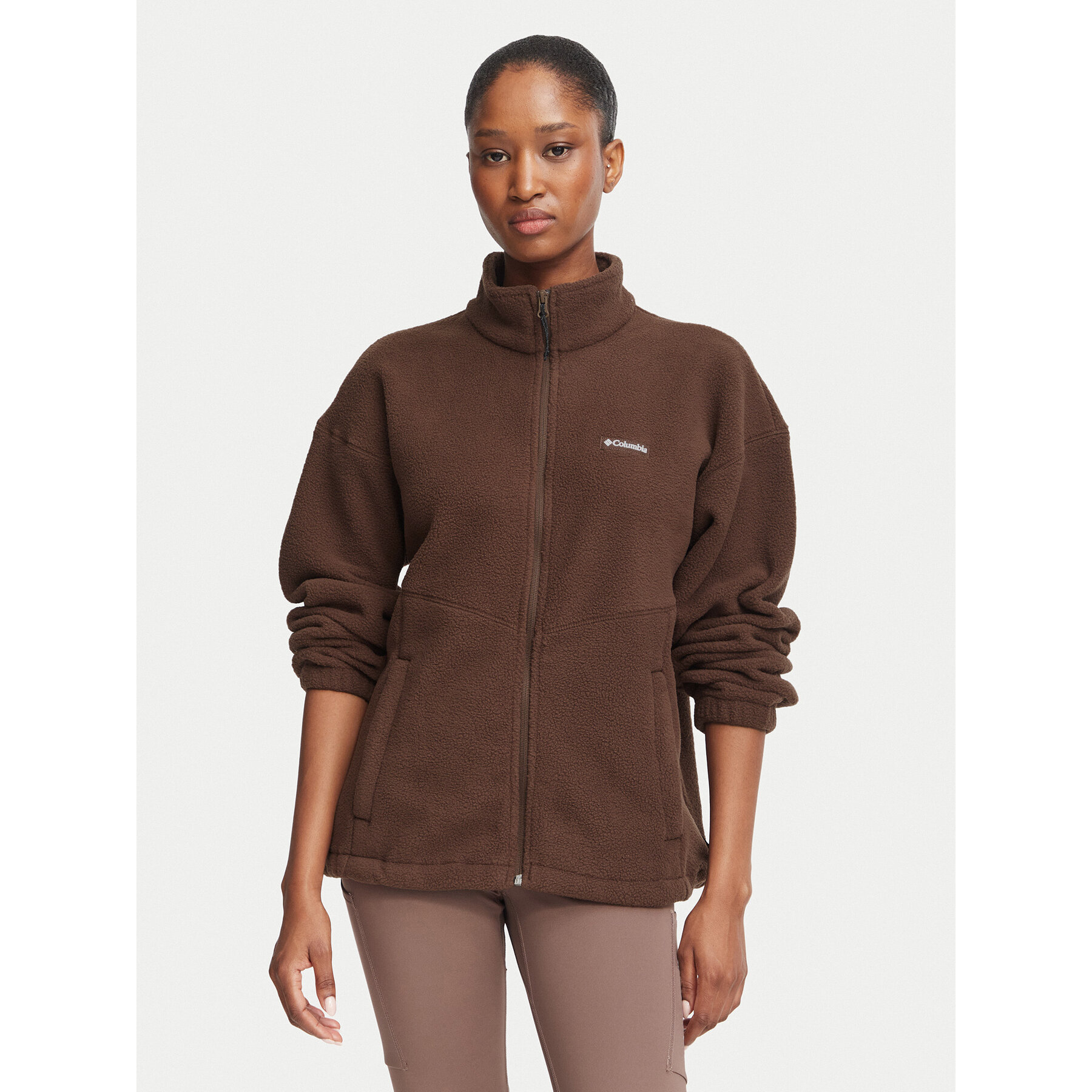 Columbia Fleecejacke Timber Meadow™ MTR 2176091 Dunkelbraun Regular Fit