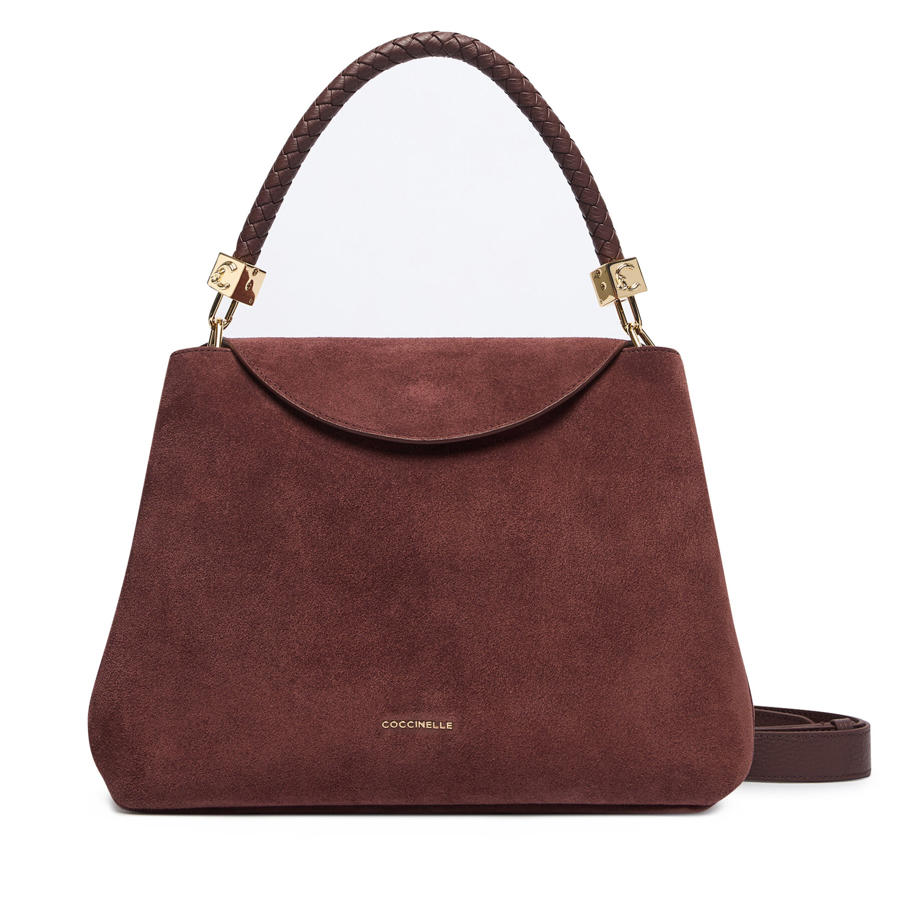 Geantă Coccinelle VCL Coccinelletiggy Suede Bim E1 VCL 18 01 01 Vișiniu