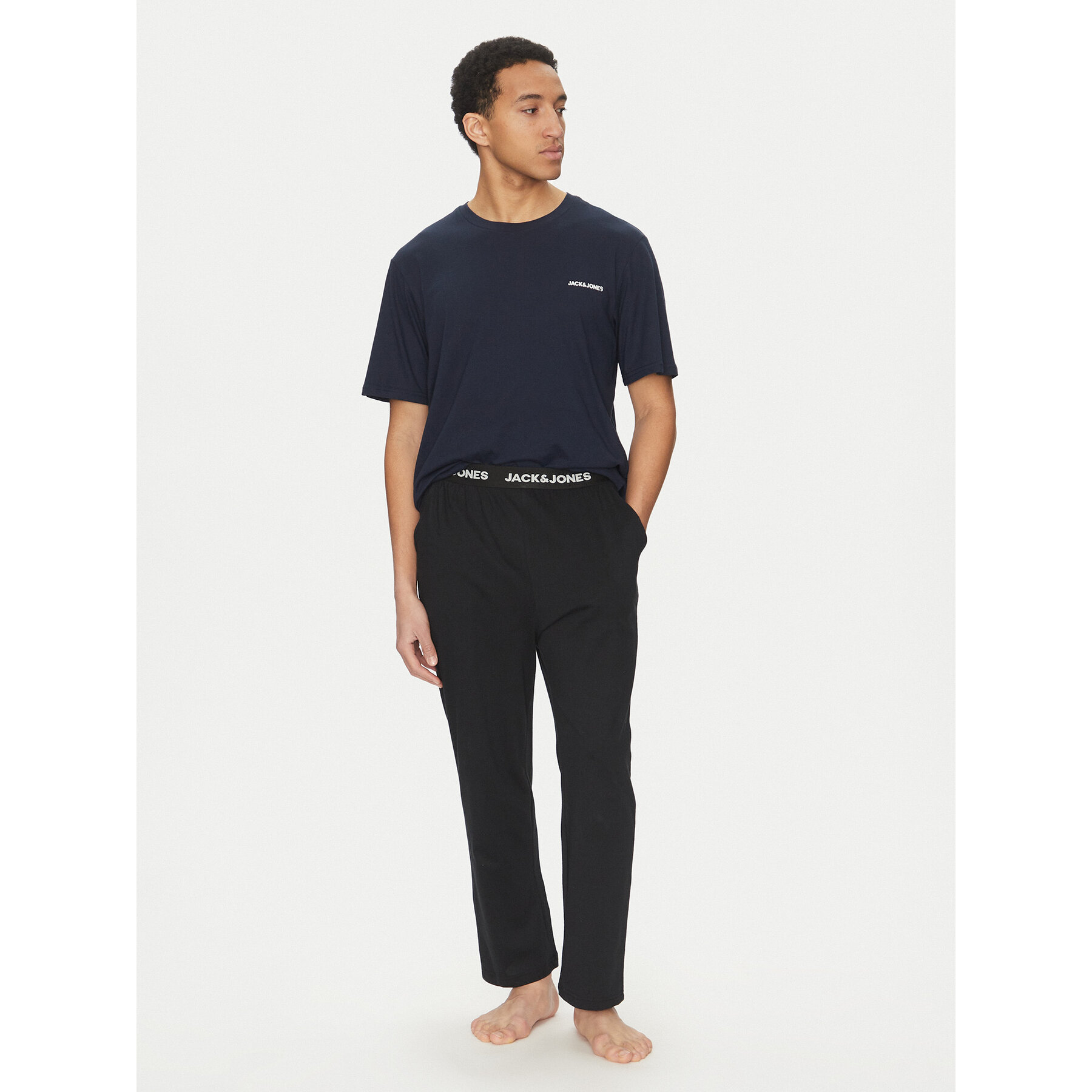 Jack & Jones Pidžama Everest 12273633 Tamnoplava Standard Fit