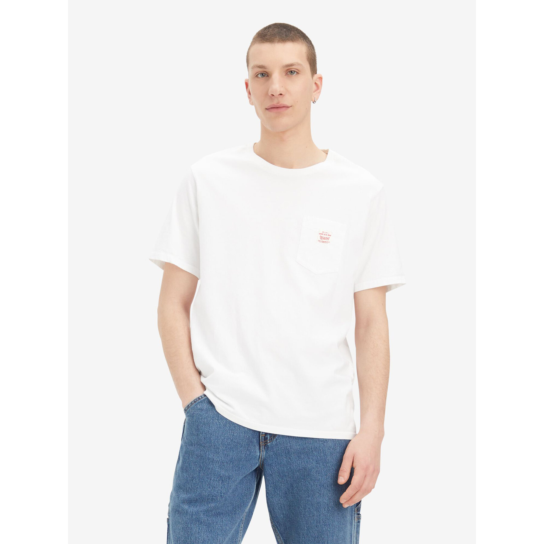 Levi's® T-Shirt Workwear A5850-0005 Λευκό Loose Fit