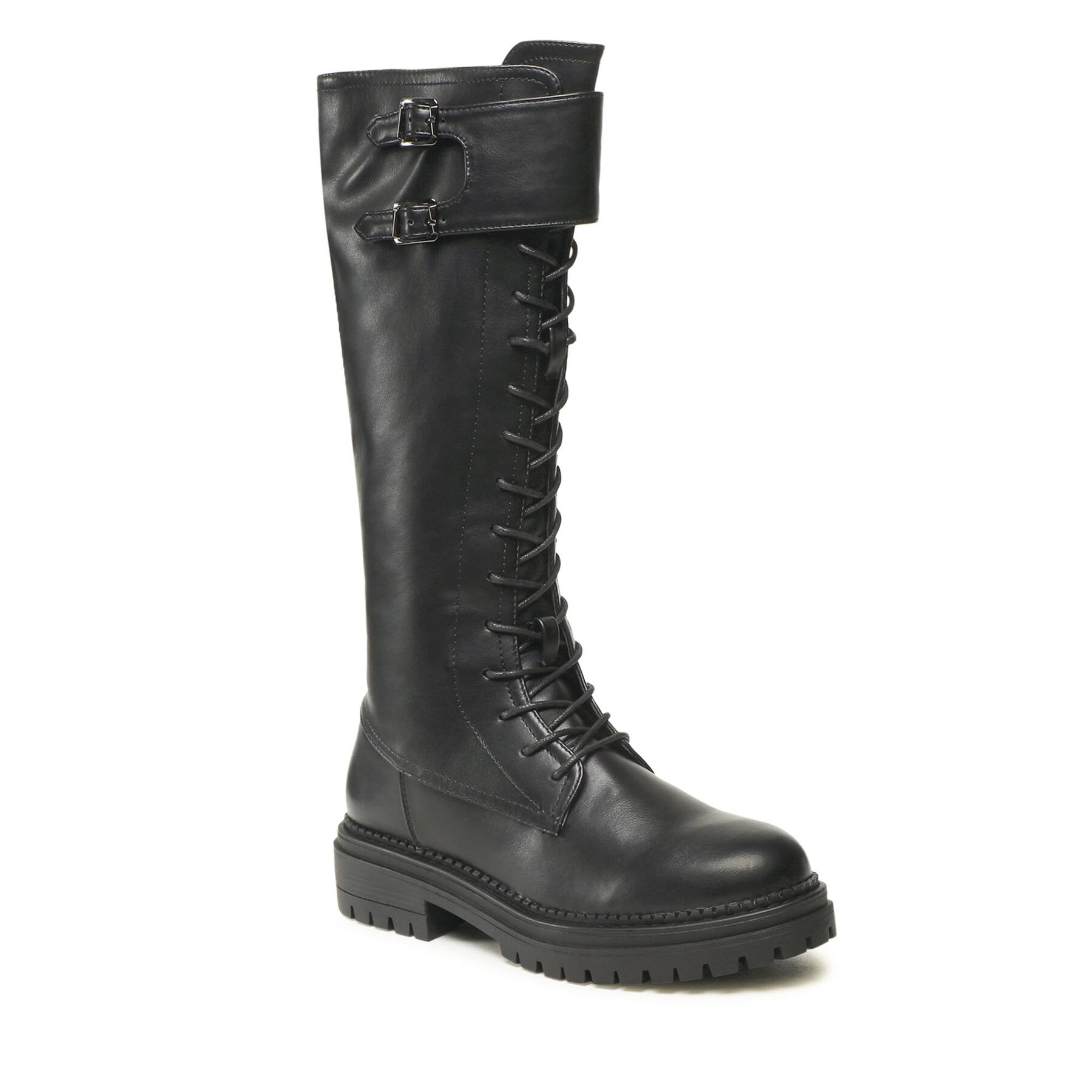 Csizma DeeZee WS5195-12 Fekete