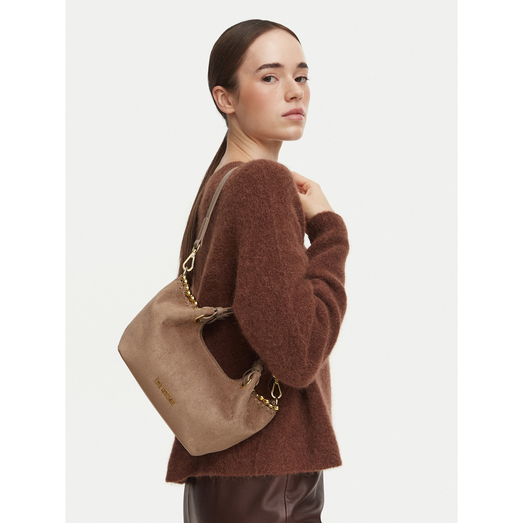 Дамска чанта LOVE MOSCHINO JC4221PP0PKF110A Бежов