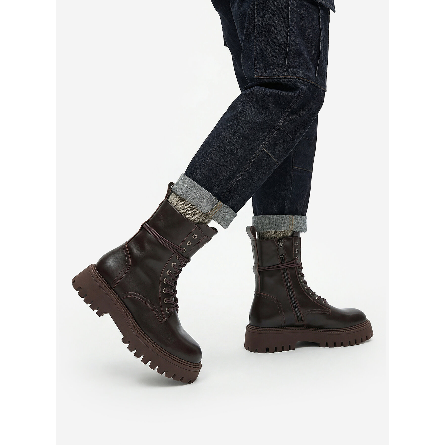 Gležnjače G-Star Raw EO-GEDIZ-8090-25 Smeđa