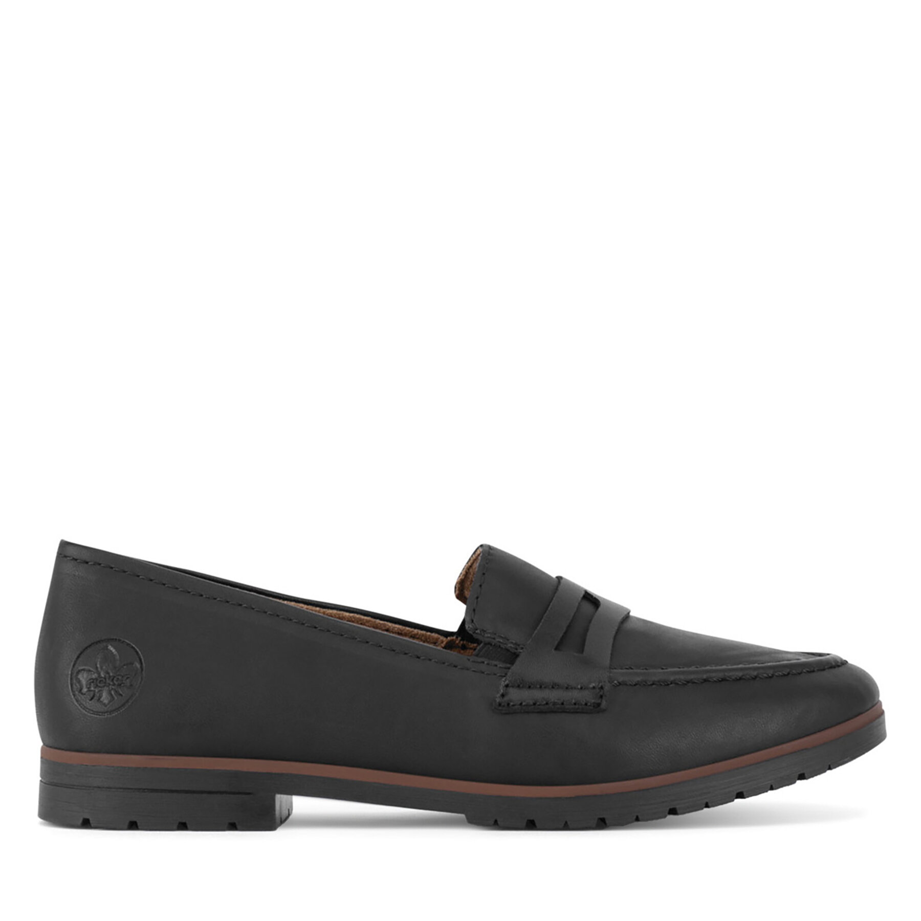 Mocassini Rieker 45300-00 Nero