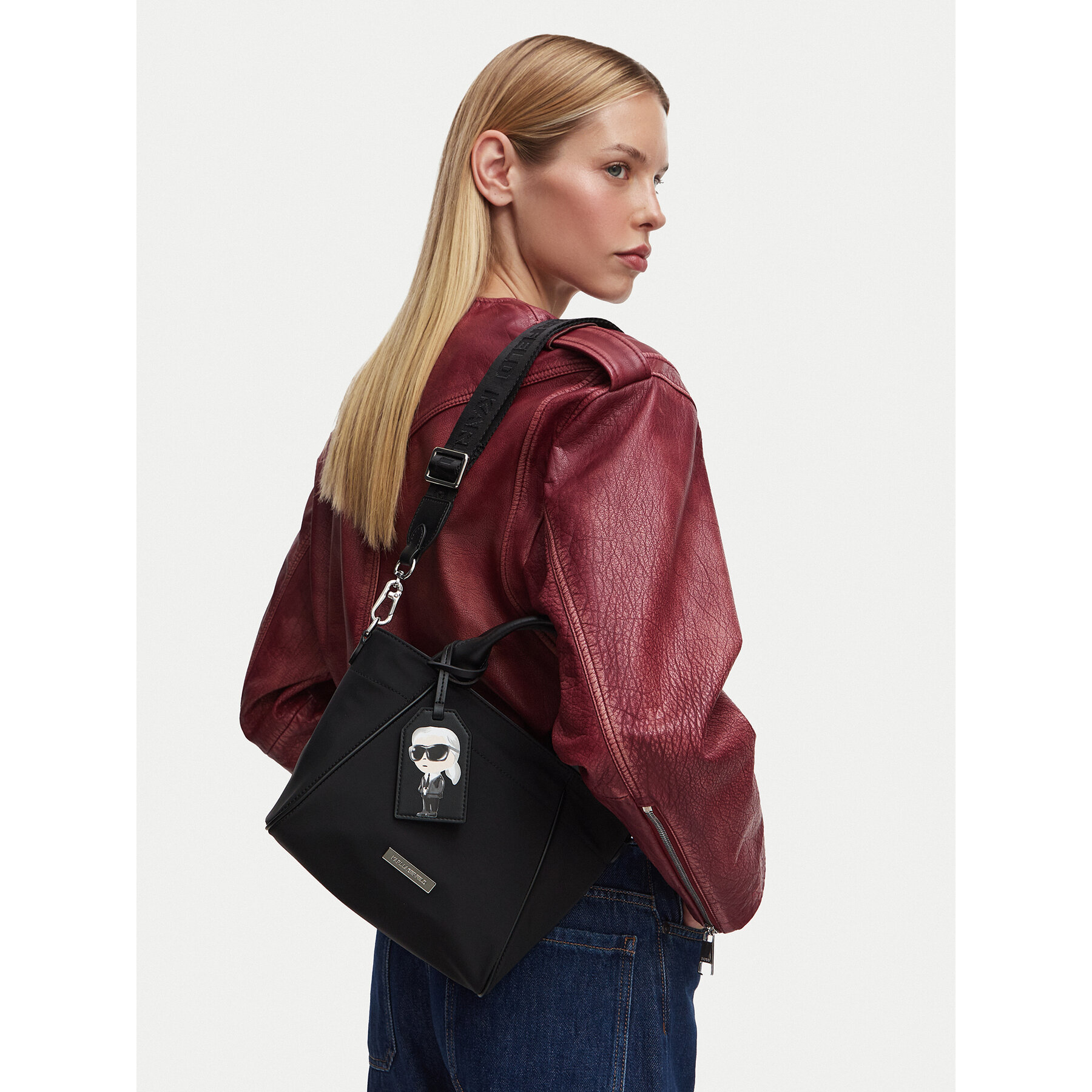 Geantă KARL LAGERFELD B3W30129 Negru