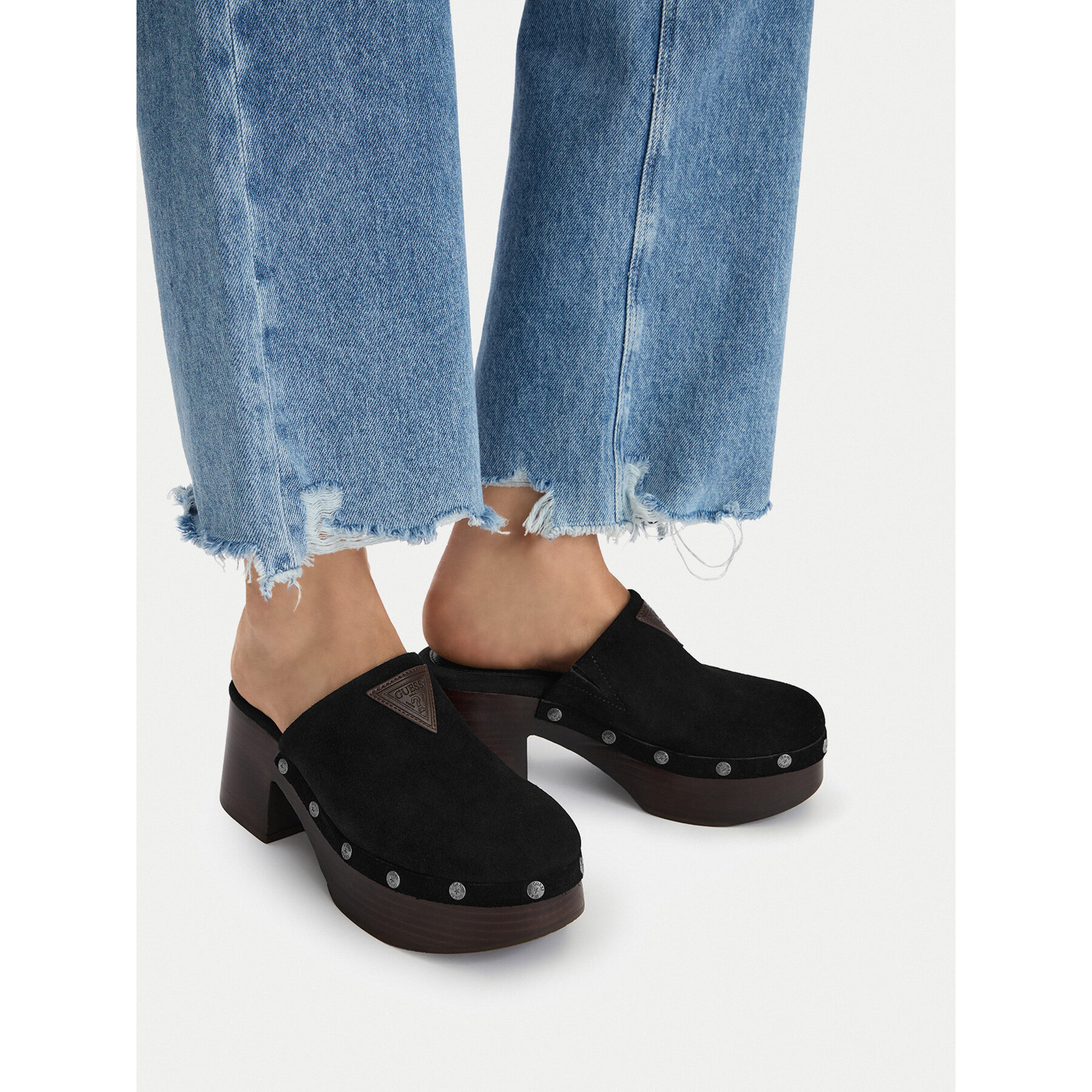 Şlapi Guess Jeans EO-JDGJ66-4 Negru