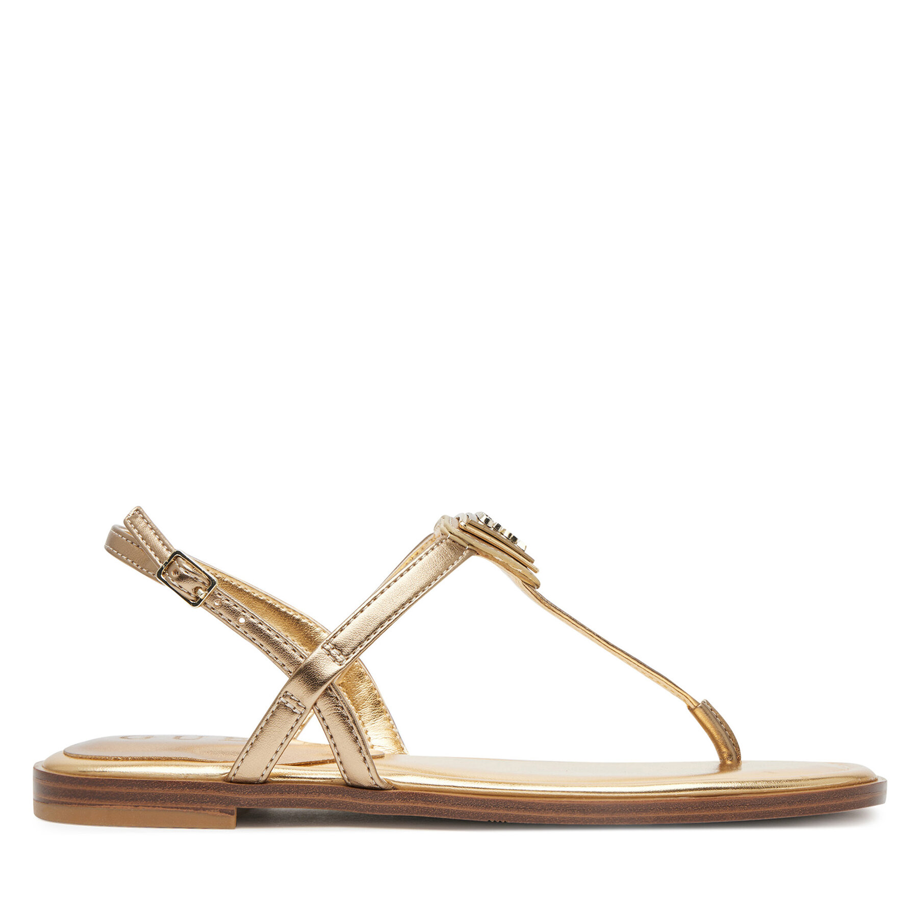 Damskie Guess Sandały, Rozmiar 35 Złoty FLJRA4 LEL21