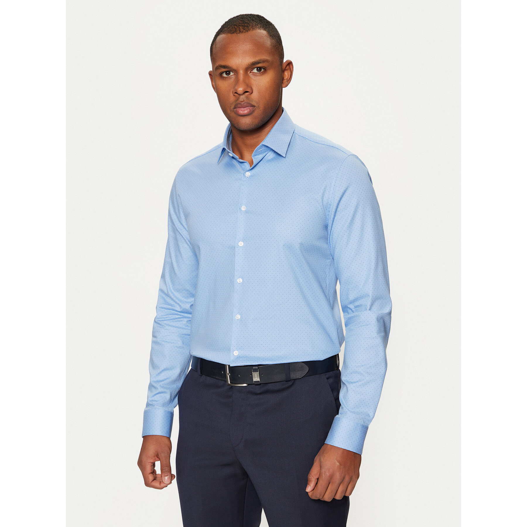 Calvin Klein Hemd K10K112946 Blau Slim Fit