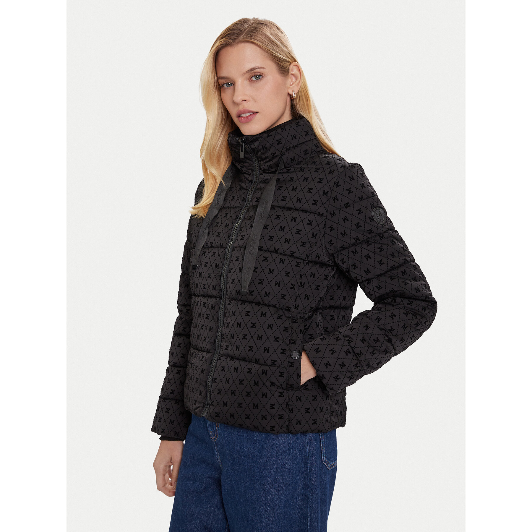 Morgan Winterjacke 252-Gabel Schwarz Regular Fit