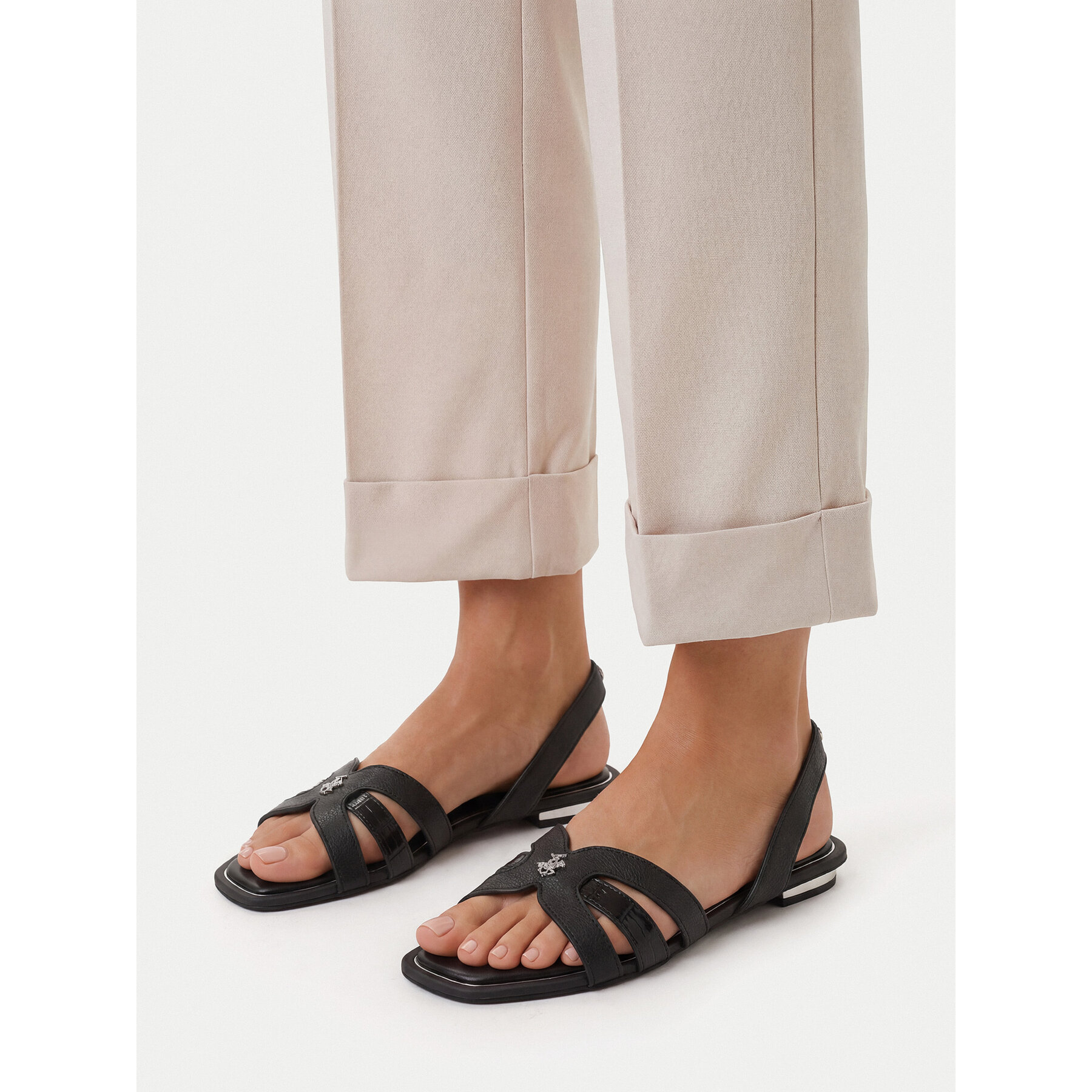 Sandale Beverly Hills Polo Club EO-R26SS09145-01 Crna