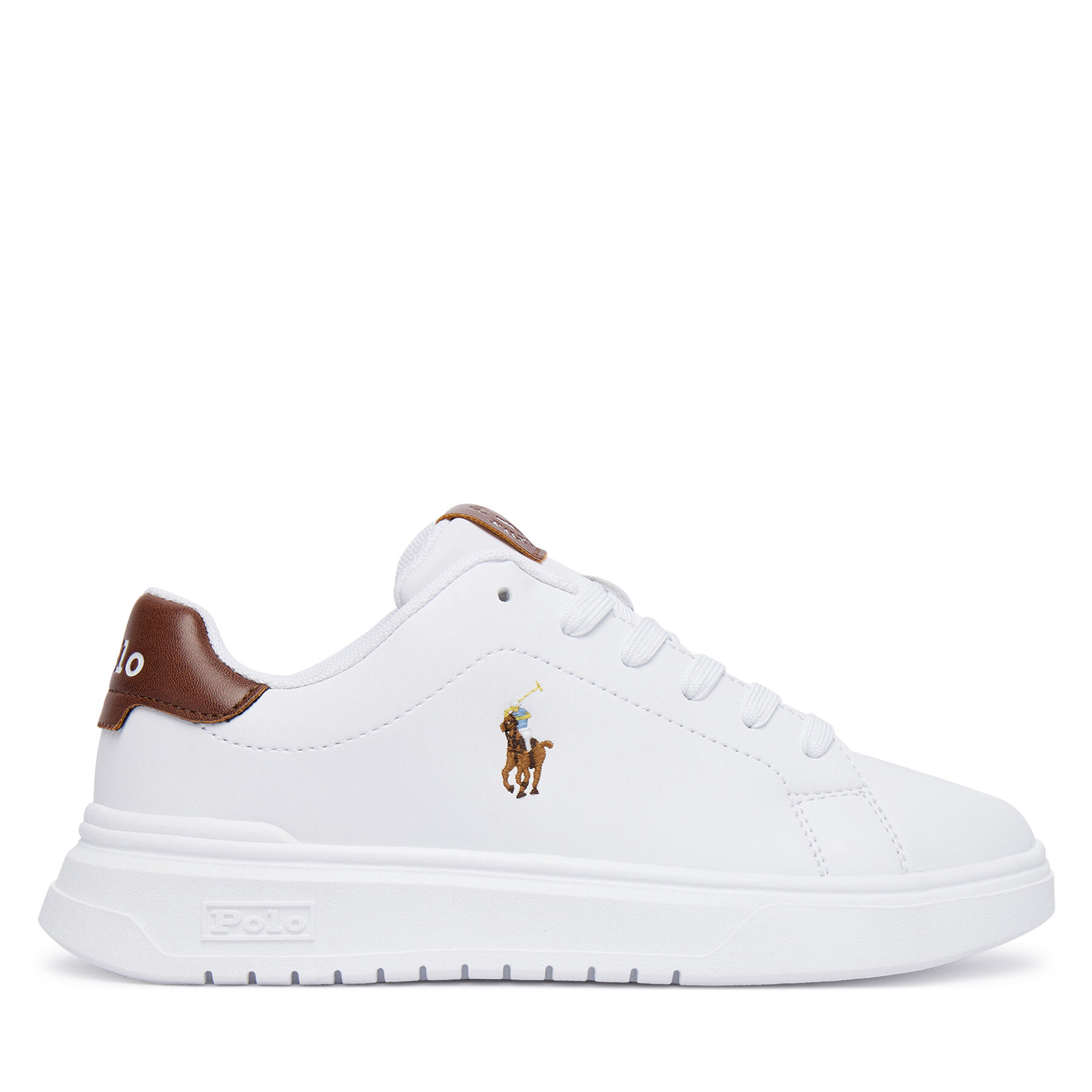 Sneakersy Polo Ralph Lauren RL03844102 Biela